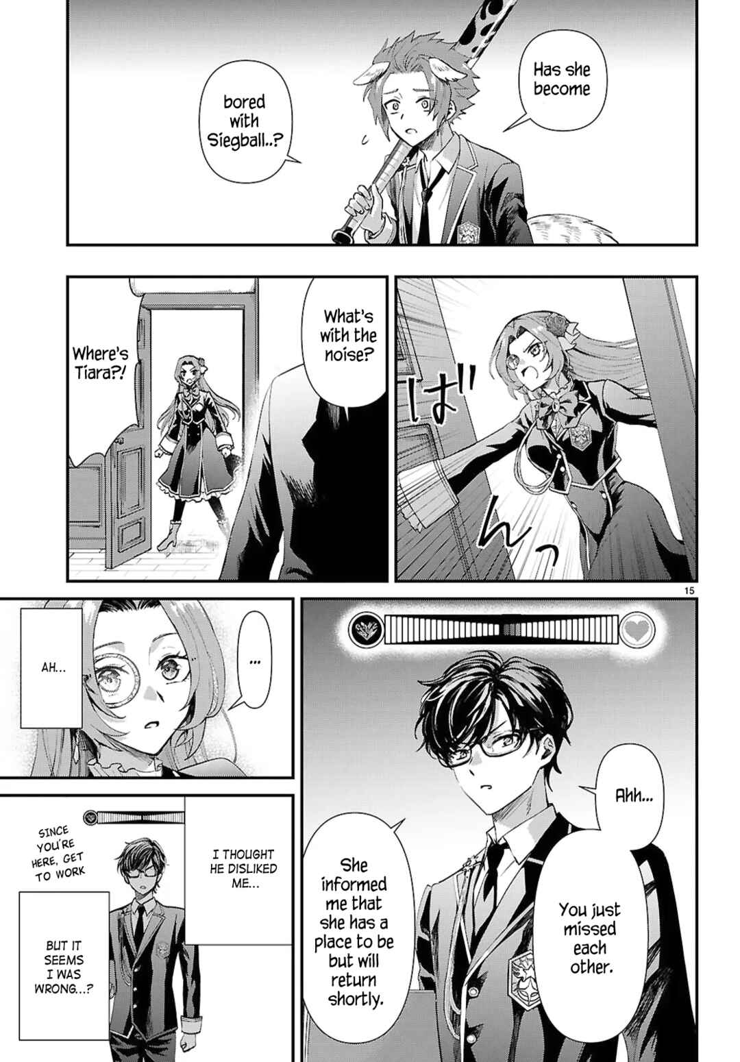 Page 15 Chapter 12 Danshi Koukousei, Otome Game no Akuyaku Reijou ni Tensei Suru.