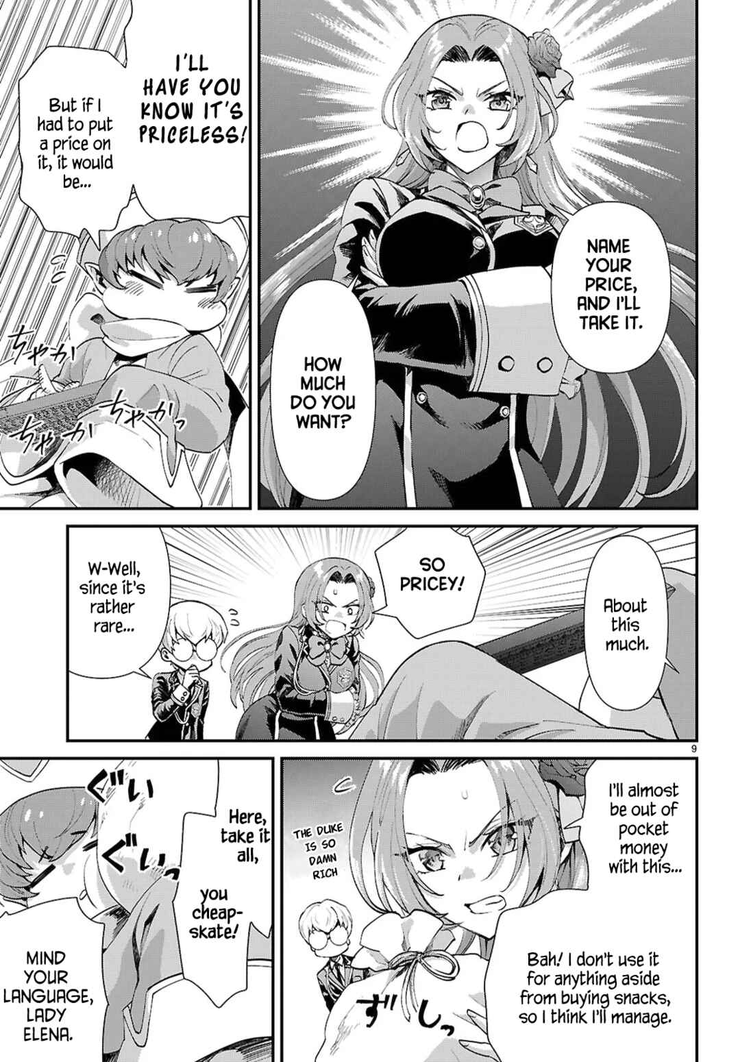 Page 9 Chapter 12 Danshi Koukousei, Otome Game no Akuyaku Reijou ni Tensei Suru.