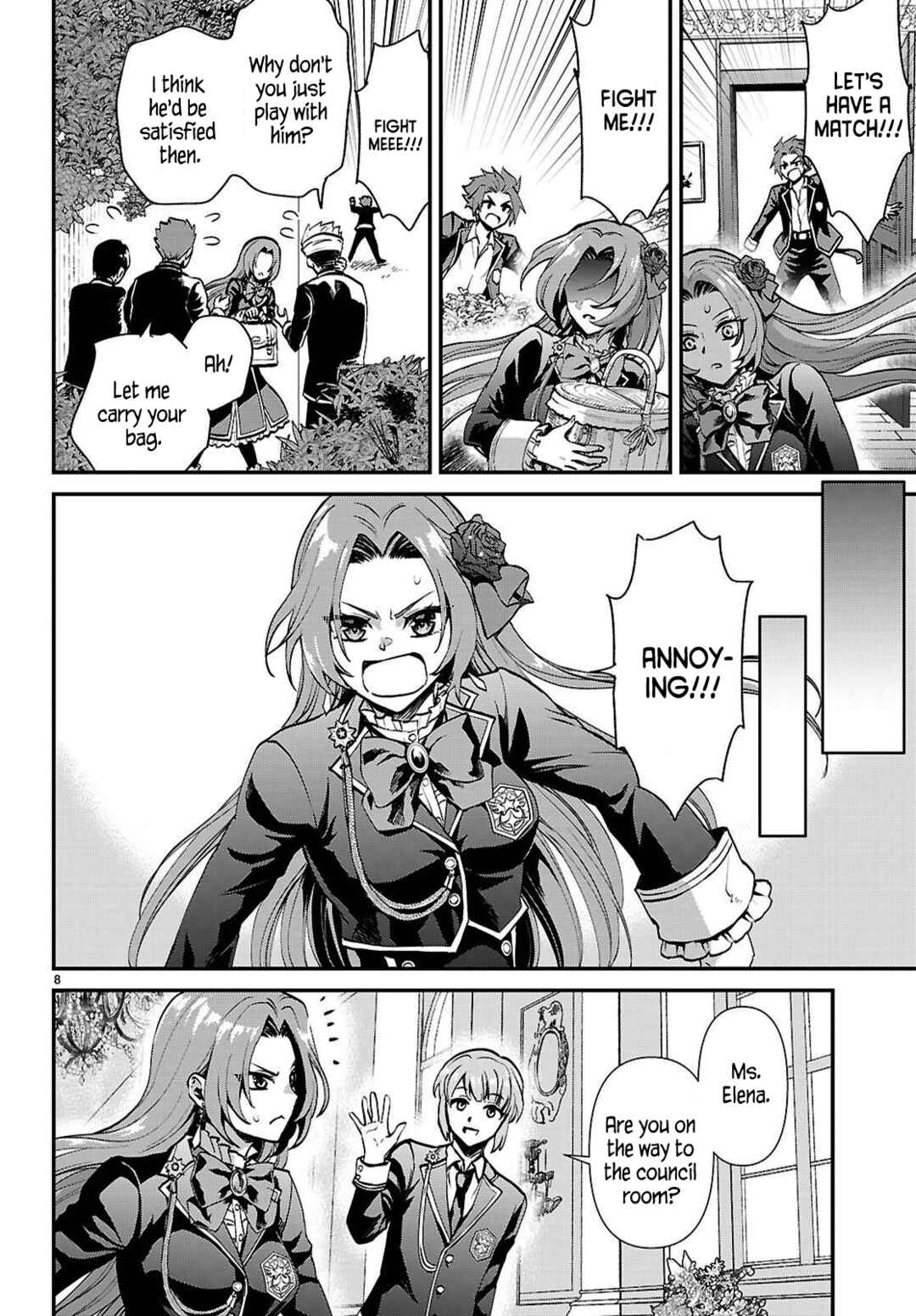 Page 8 Chapter 5 Danshi Koukousei, Otome Game no Akuyaku Reijou ni Tensei Suru.