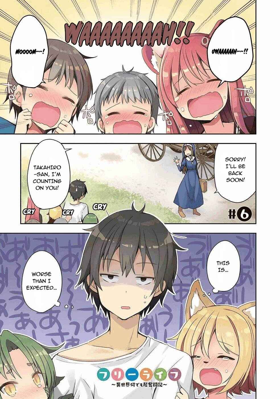 Page 1 Chapter 6 Free Life: Isekai Nandemoya Funtouki