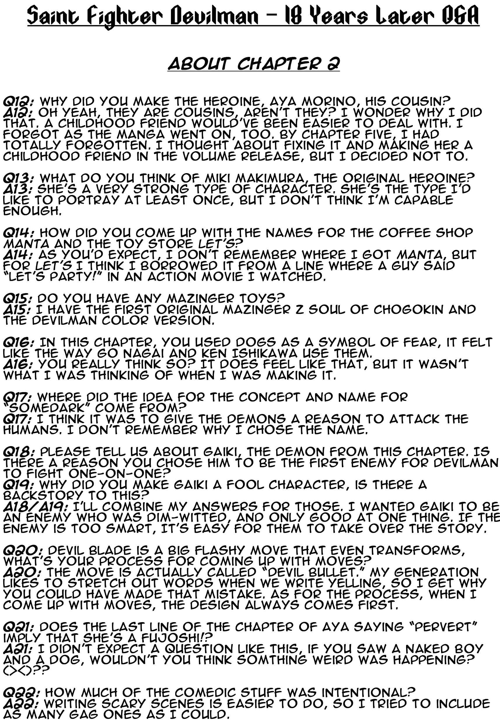Page 33 Chapter 2 Saint Fighter Devilman