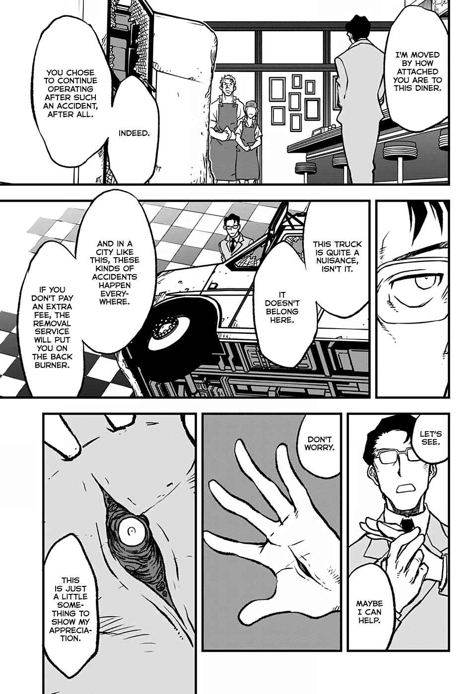 Page 15 Chapter 4 Kekkai Sensen Beat 3 Peat