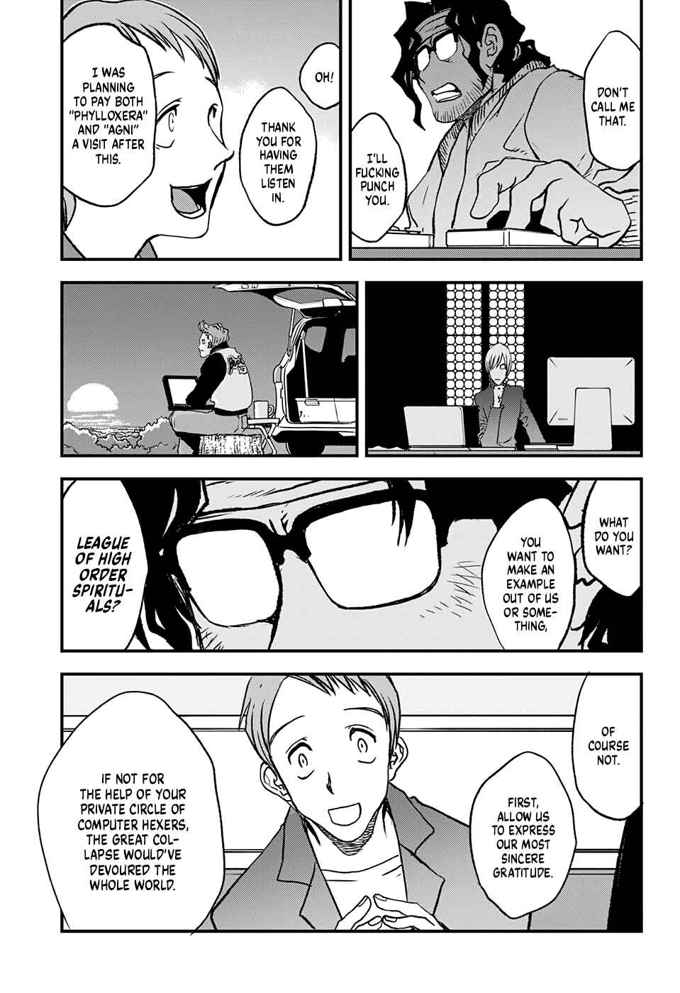 Page 45 Chapter 6 Kekkai Sensen Beat 3 Peat
