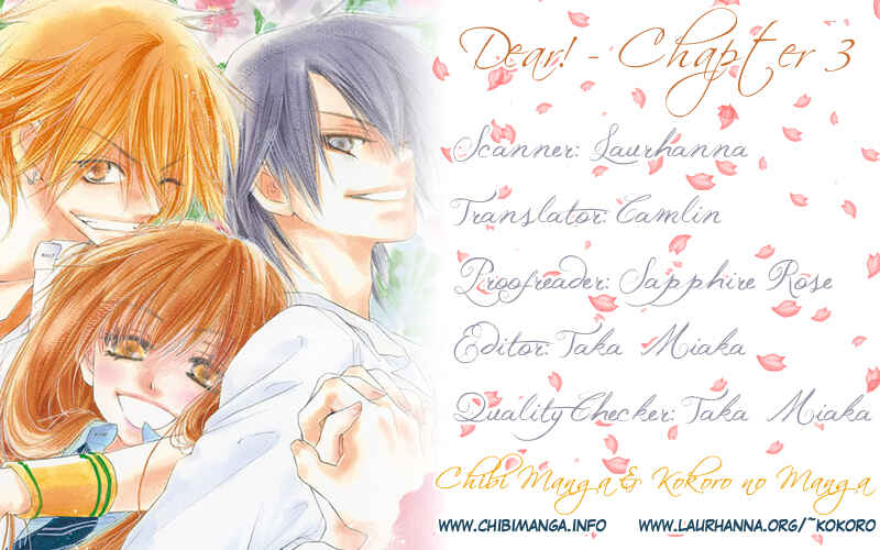 Page 1 Chapter 3 Dear!