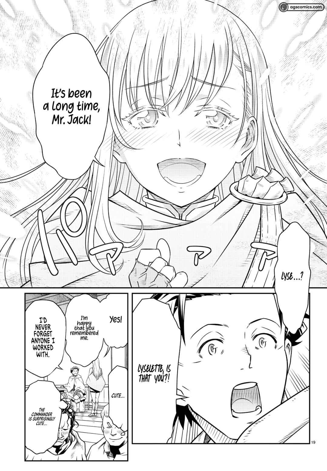 Page 19 Chapter 1 Unsouya no Ossan ga Nazeka Fukugyou de Zettai Muteki Kenshi wo Tsutomeru Koto ni ~Saenai Jinsei wo Okutteta Ore ga Maou Toubatsu no Kirifuda ni?~