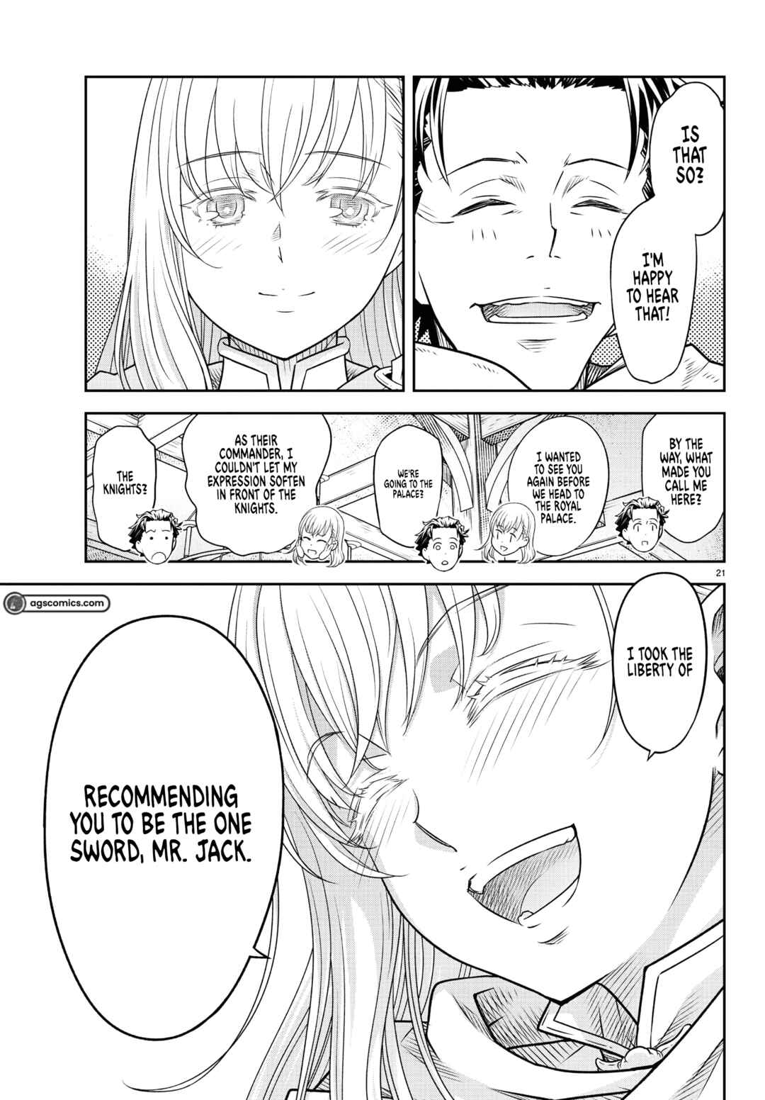 Page 21 Chapter 1 Unsouya no Ossan ga Nazeka Fukugyou de Zettai Muteki Kenshi wo Tsutomeru Koto ni ~Saenai Jinsei wo Okutteta Ore ga Maou Toubatsu no Kirifuda ni?~