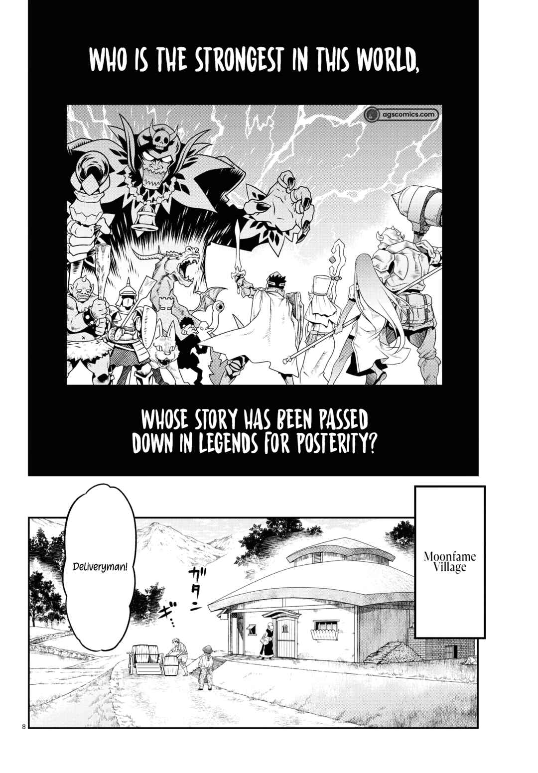 Page 8 Chapter 1 Unsouya no Ossan ga Nazeka Fukugyou de Zettai Muteki Kenshi wo Tsutomeru Koto ni ~Saenai Jinsei wo Okutteta Ore ga Maou Toubatsu no Kirifuda ni?~