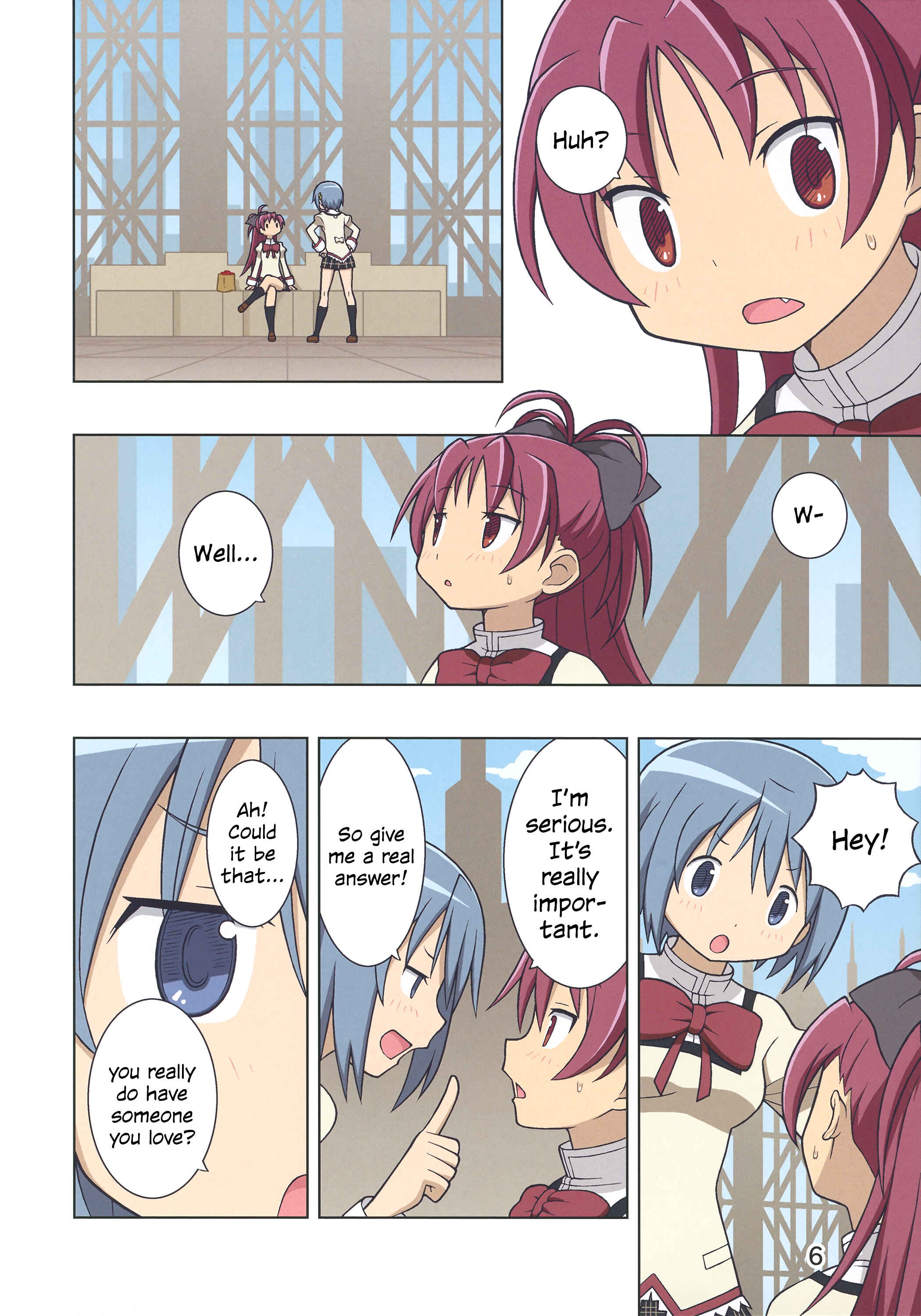 Page 8 Chapter Unknown_7781 Mahou Shoujo Madoka★Magica - Kyou kara Hajimaru Honto no Kimochi (Doujinshi)