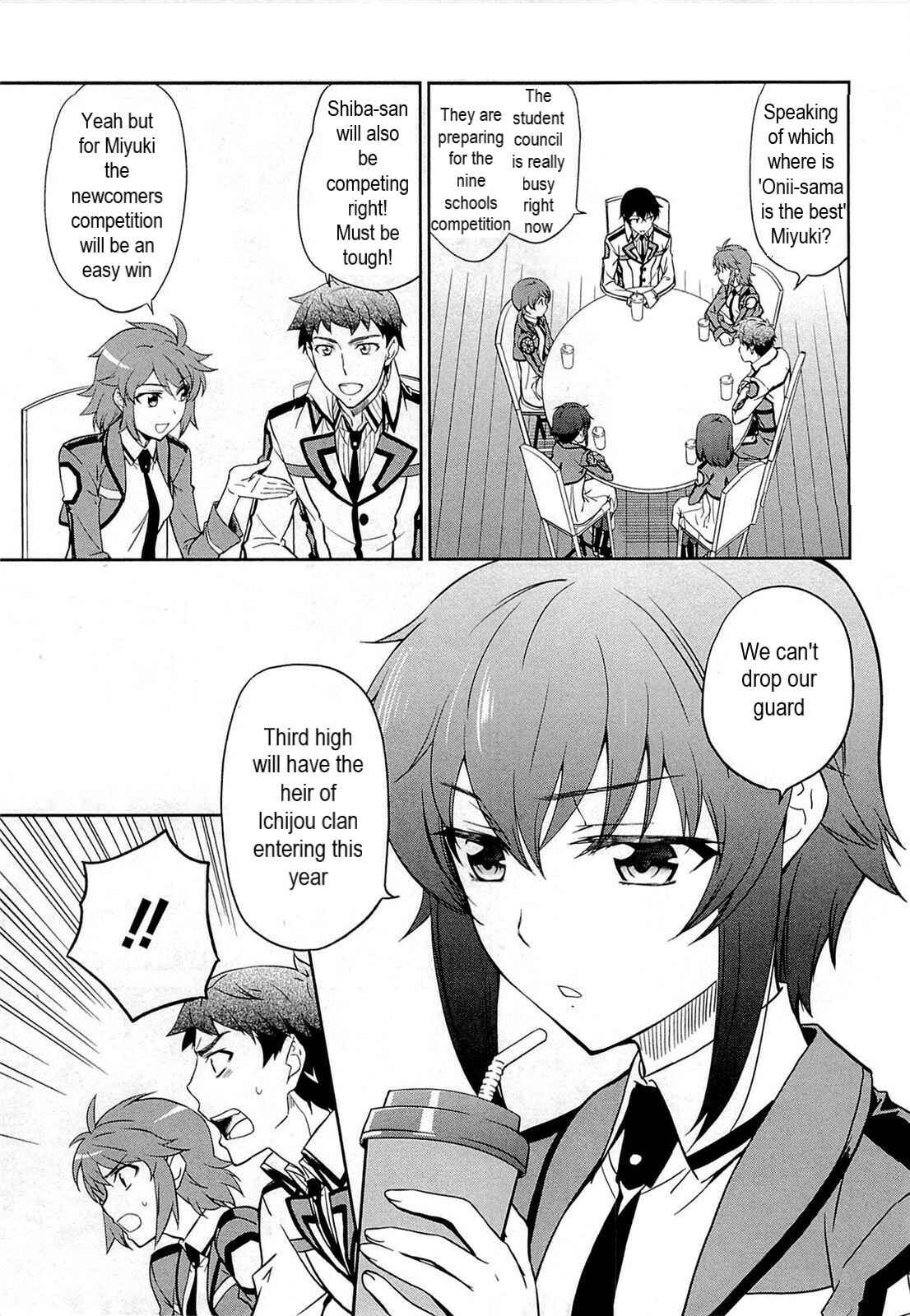 Page 9 Chapter 1 Mahouka Koukou no Rettousei - Kyuukousen-hen