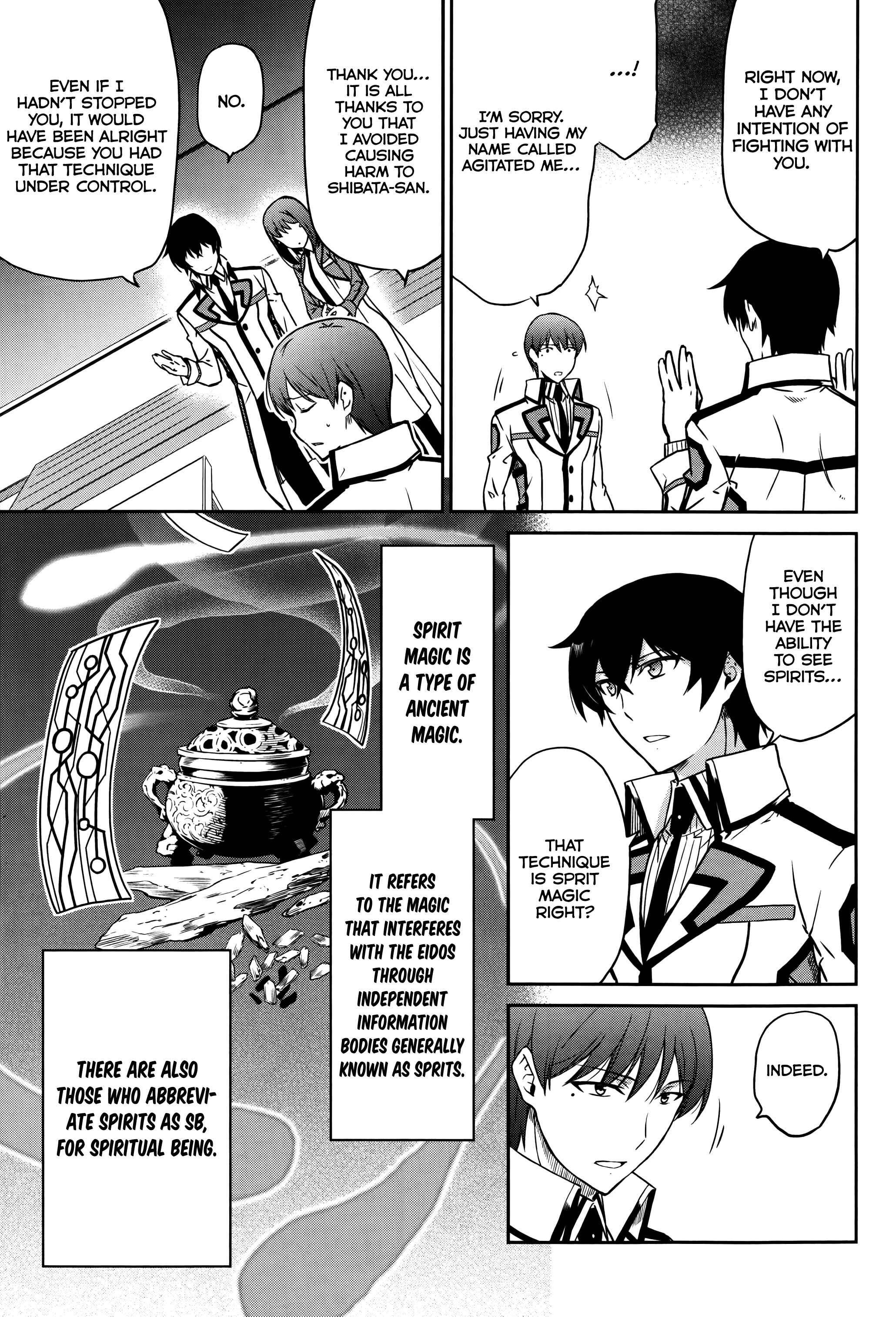 Page 14 Chapter 5 Mahouka Koukou no Rettousei - Kyuukousen-hen