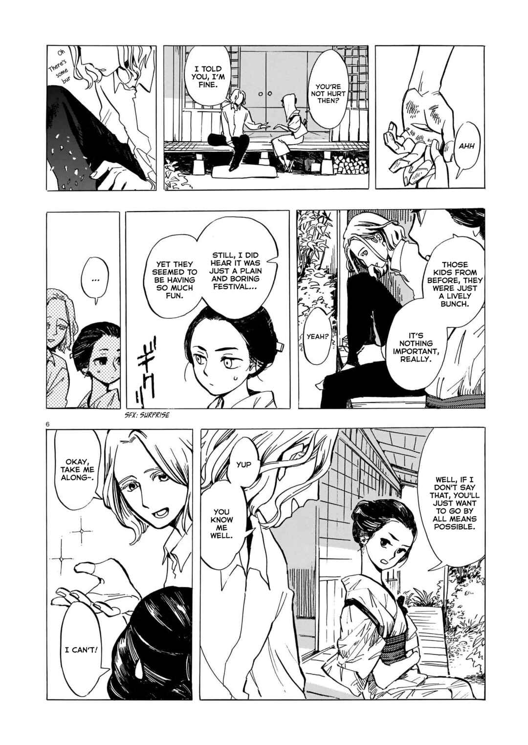 Page 6 Chapter Unknown_c1f8 Tengu no Akai Kami