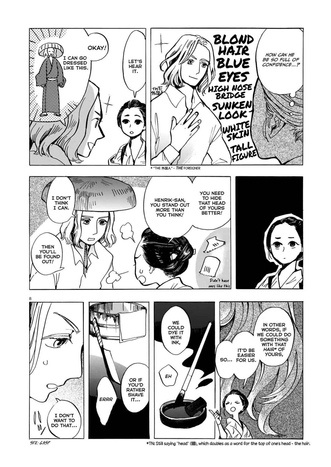 Page 8 Chapter Unknown_c1f8 Tengu no Akai Kami