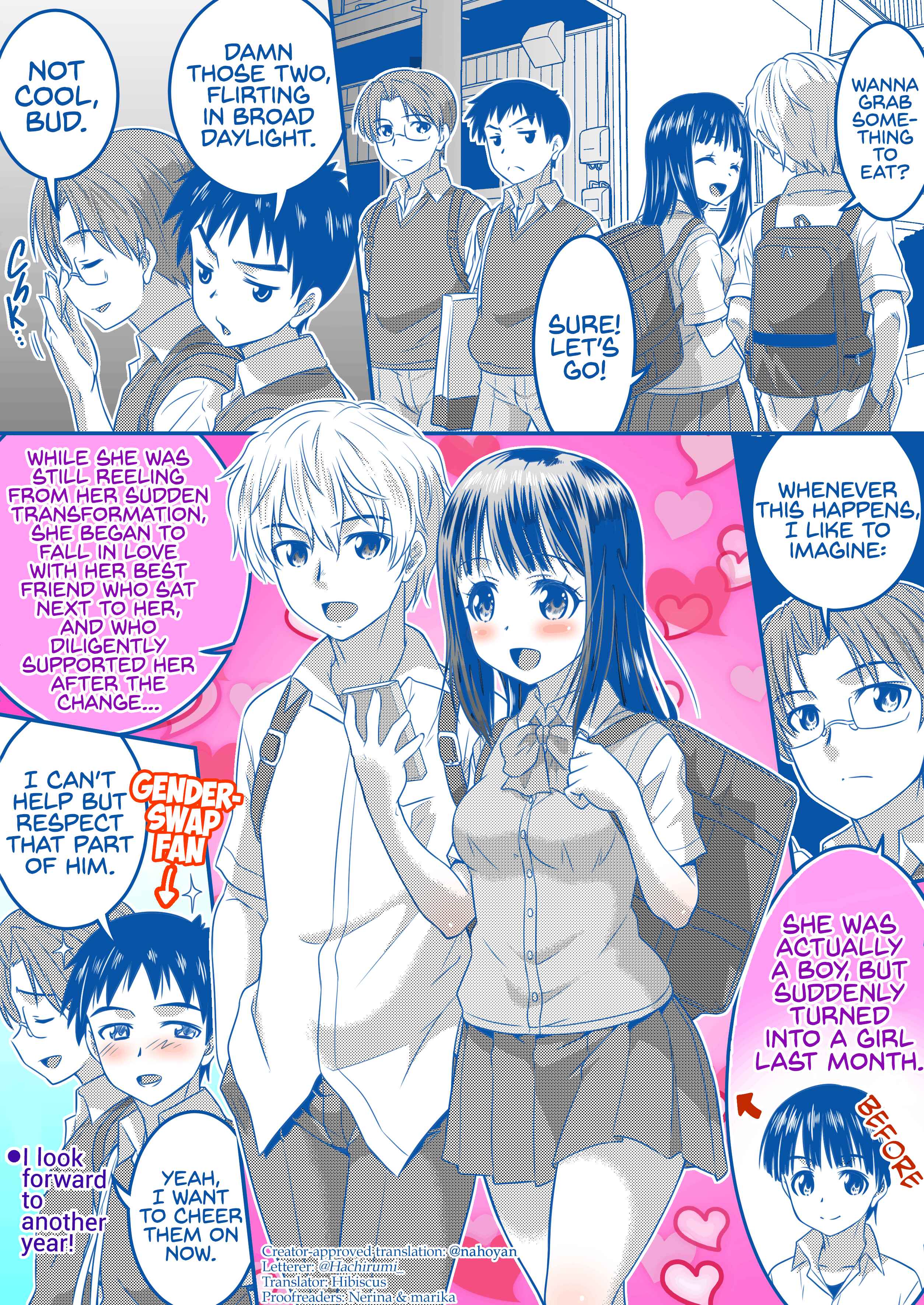 Page 1 Chapter Unknown_d837 The Genderswapped Boy is Always Beside You