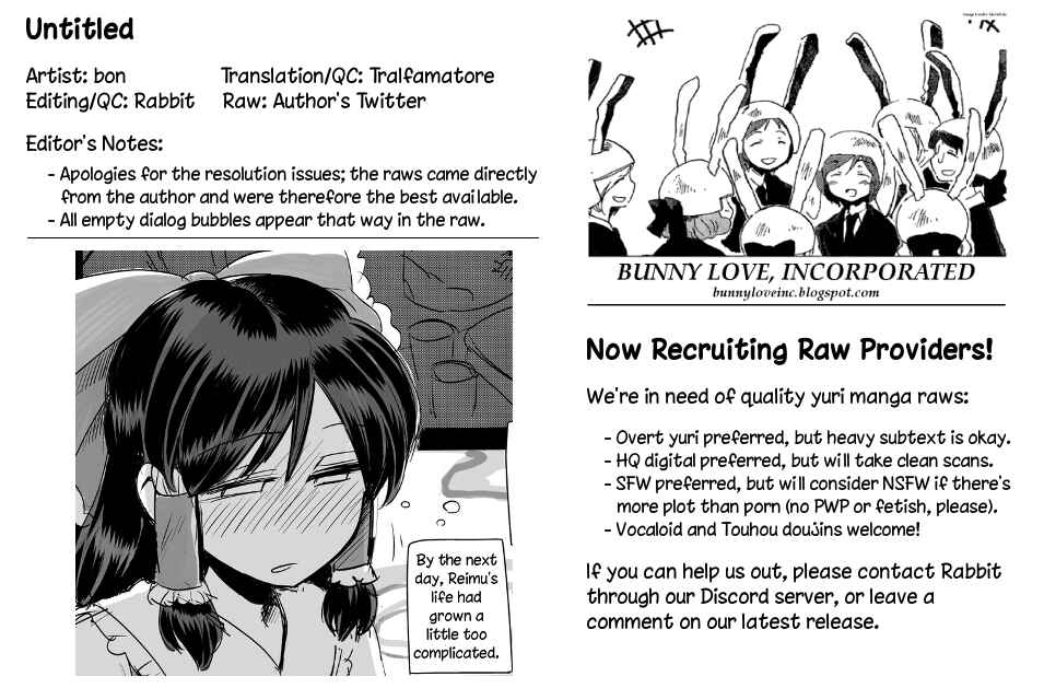 Page 8 Chapter Unknown_8972 Touhou - ReiAli, R-15, Choi NTR-ppoi (Doujinshi)