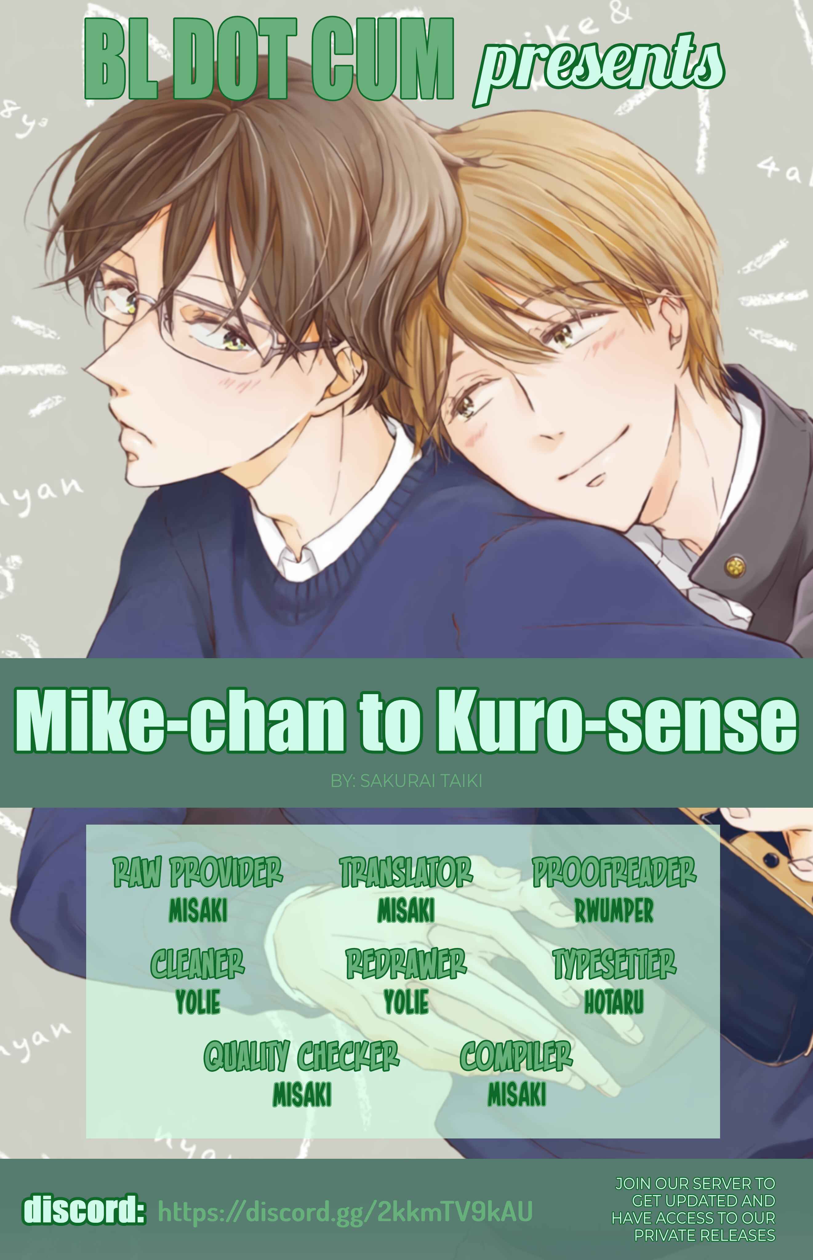 Page 1 Chapter 3 Mike-Chan to Kuro-Sense