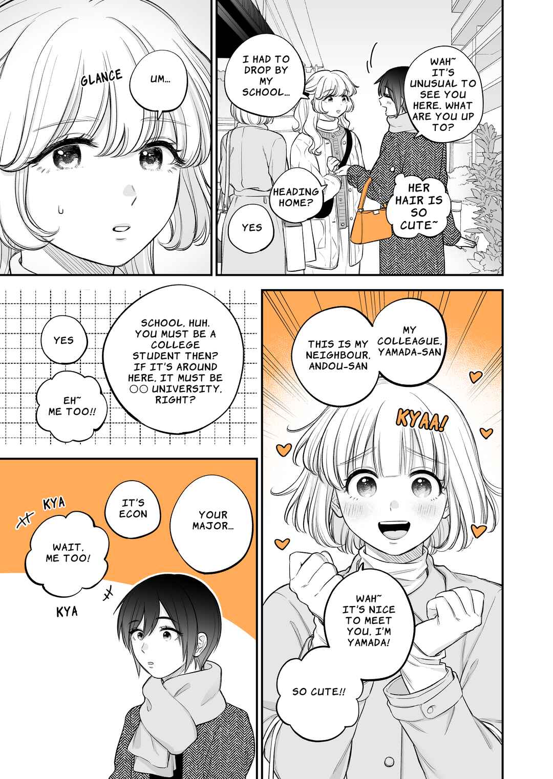 Page 1 Chapter 8.2 Genkai OL to Joshi Daisei ga 〇〇 Suru Hanashi