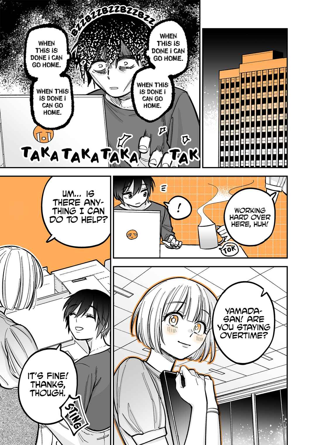 Page 1 Chapter 3.4 Genkai OL to Joshi Daisei ga 〇〇 Suru Hanashi