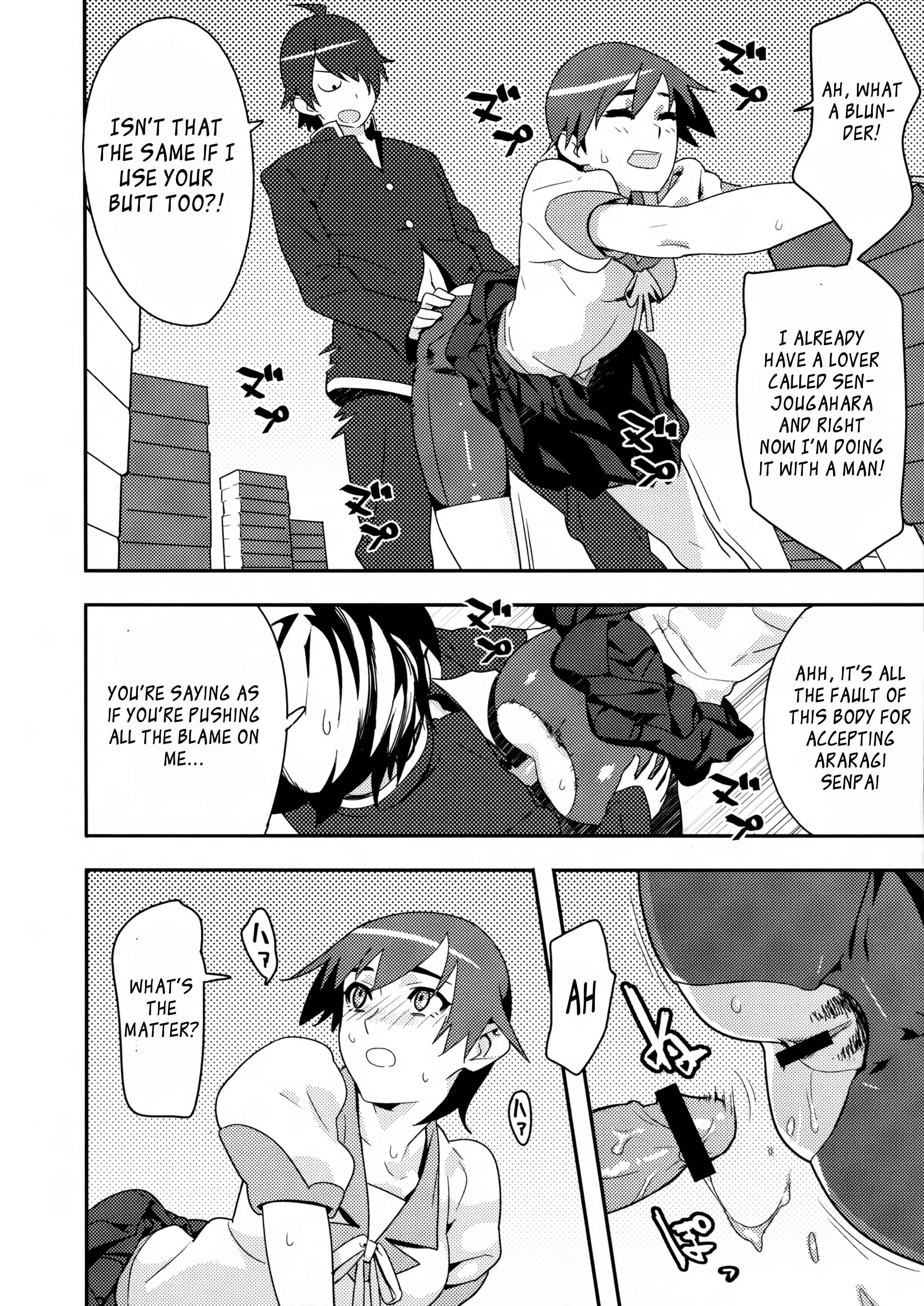 Page 12 Chapter 1 Bakemonogatari - Kimi ga Shiranai Monogatari (Doujinshi)