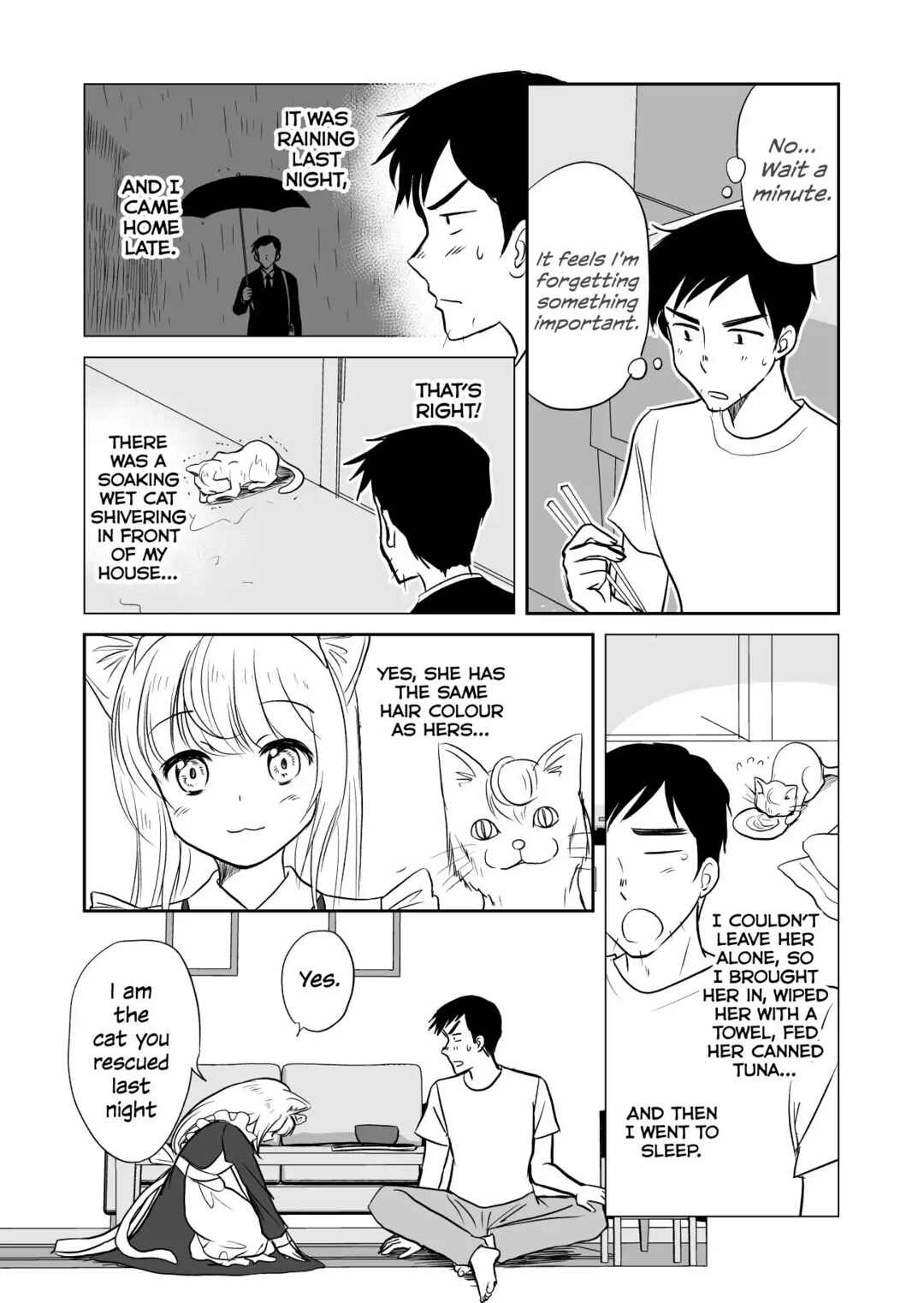 Page 3 Chapter Unknown_a694 I Woke up This Morning to Find a Blonde Cat-Eared Maid Standing in My Kitchen