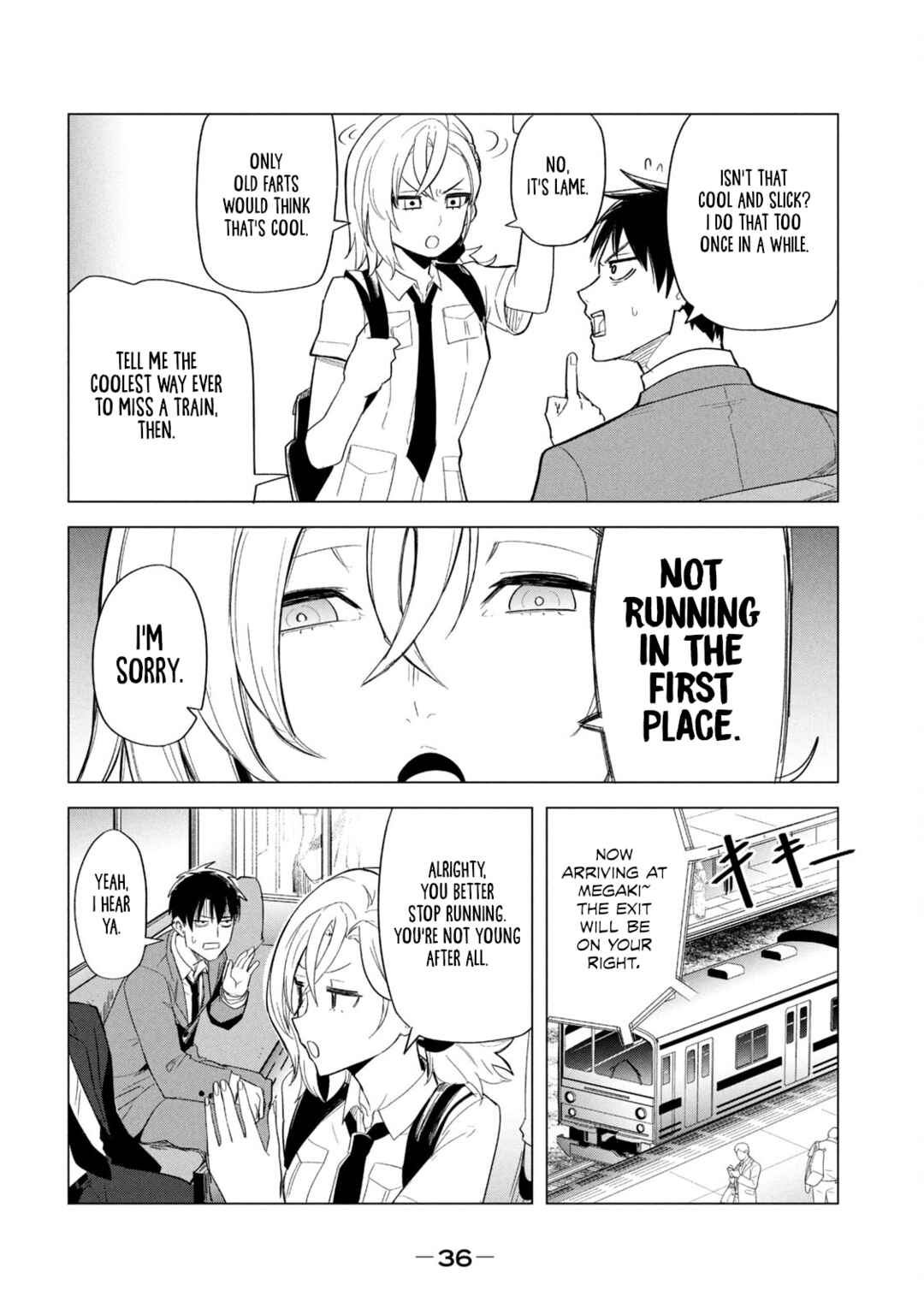 Page 14 Chapter 2 Asa no Tsuukin Densha de, Yatara to Hanashikakete Kuru Joshikousei.