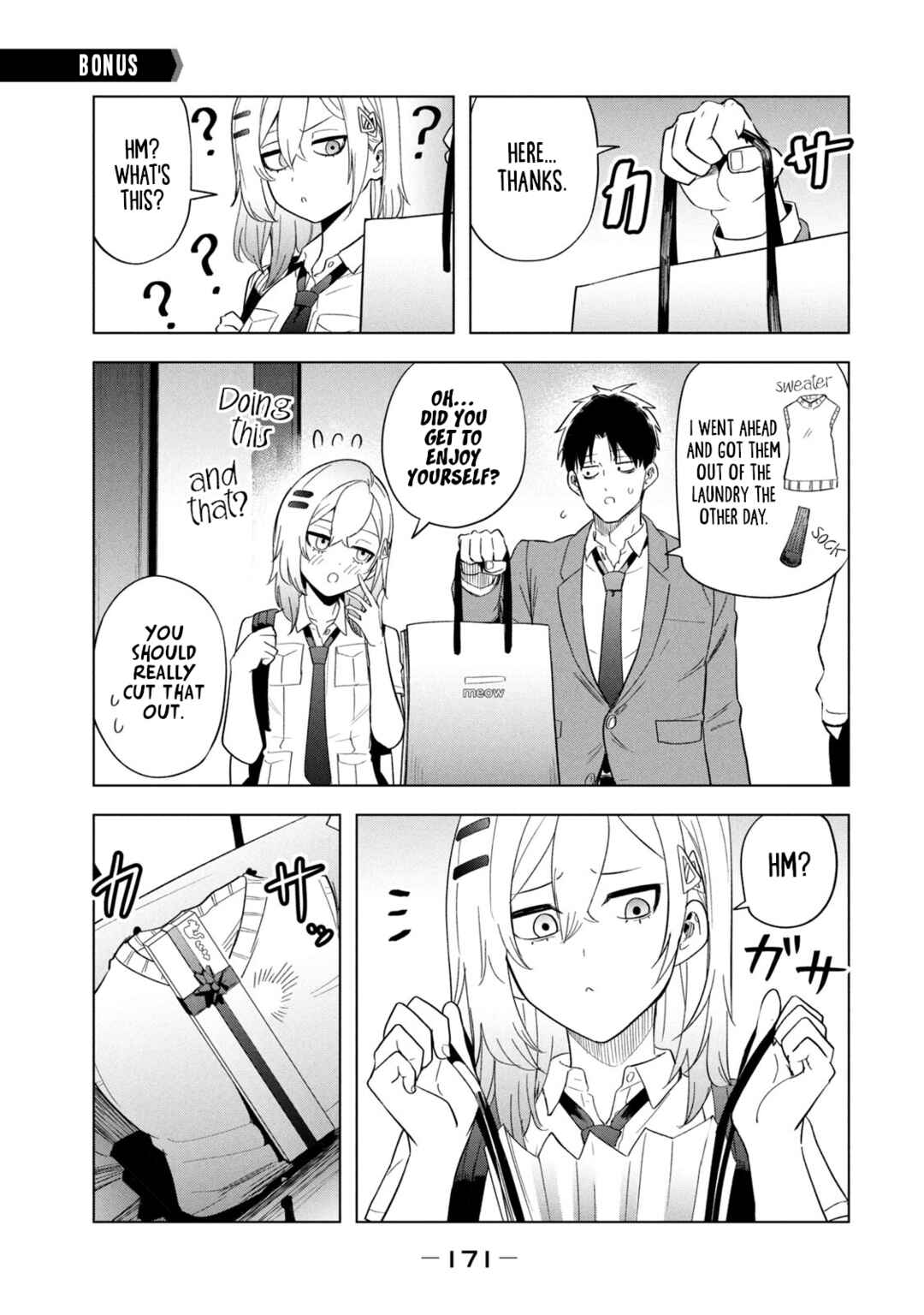 Page 1 Chapter 10.1 Asa no Tsuukin Densha de, Yatara to Hanashikakete Kuru Joshikousei.
