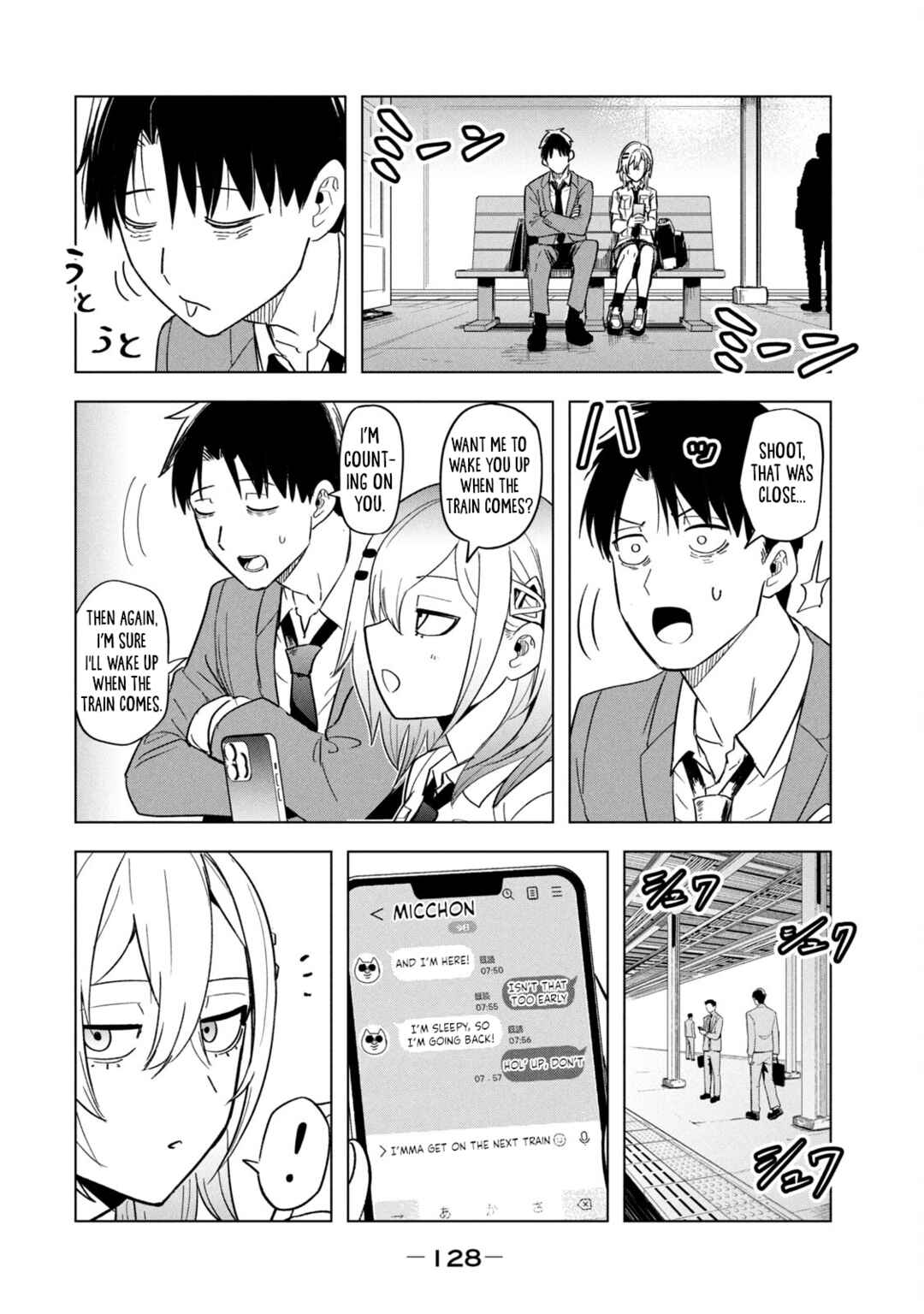 Page 10 Chapter 8 Asa no Tsuukin Densha de, Yatara to Hanashikakete Kuru Joshikousei.