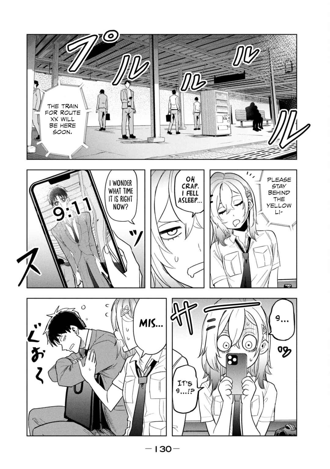 Page 12 Chapter 8 Asa no Tsuukin Densha de, Yatara to Hanashikakete Kuru Joshikousei.