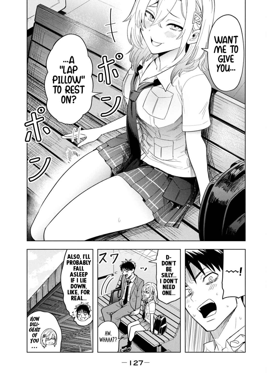 Page 9 Chapter 8 Asa no Tsuukin Densha de, Yatara to Hanashikakete Kuru Joshikousei.