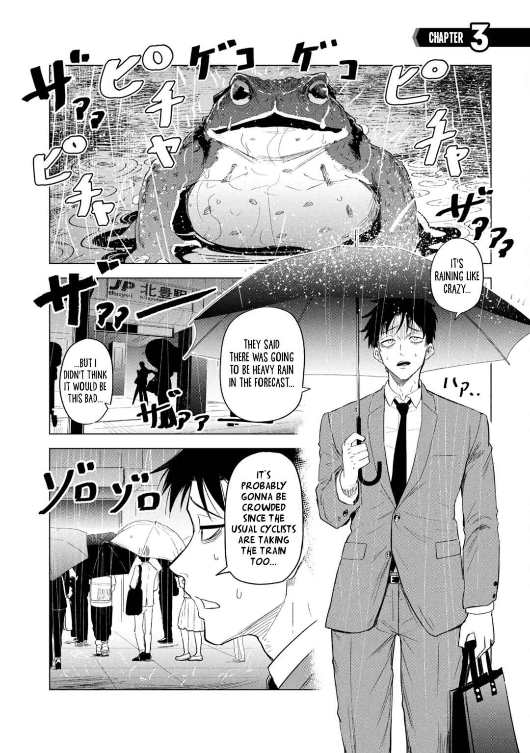 Page 1 Chapter 3 Asa no Tsuukin Densha de, Yatara to Hanashikakete Kuru Joshikousei.