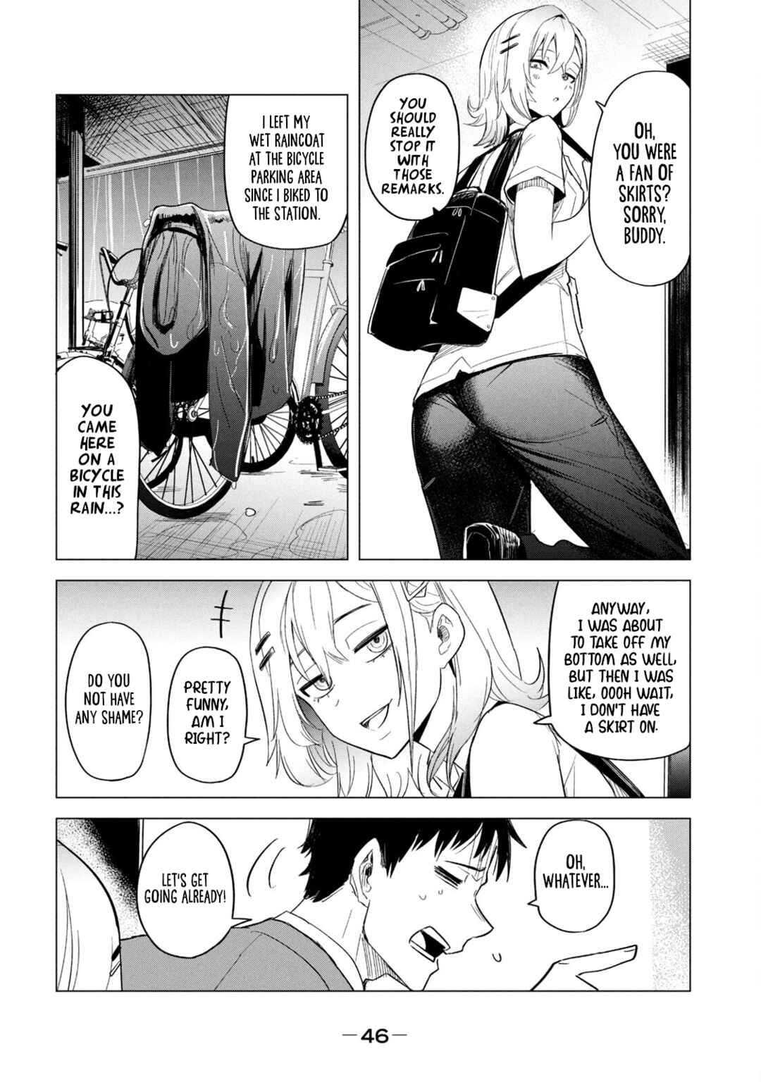 Page 6 Chapter 3 Asa no Tsuukin Densha de, Yatara to Hanashikakete Kuru Joshikousei.