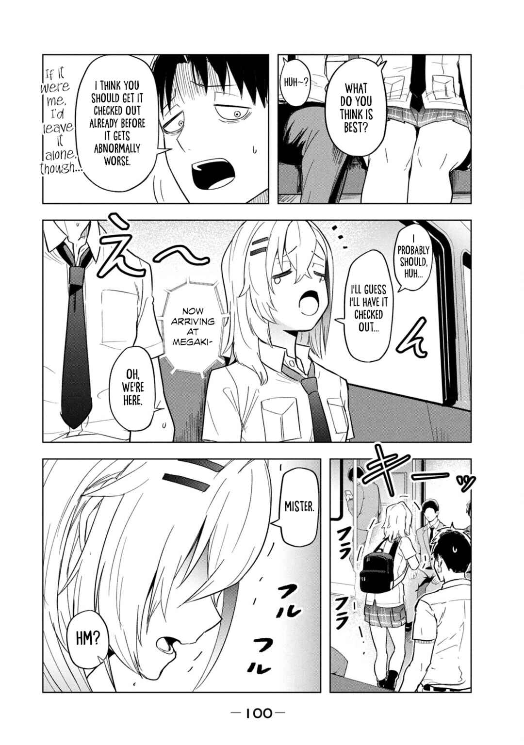 Page 10 Chapter 6 Asa no Tsuukin Densha de, Yatara to Hanashikakete Kuru Joshikousei.