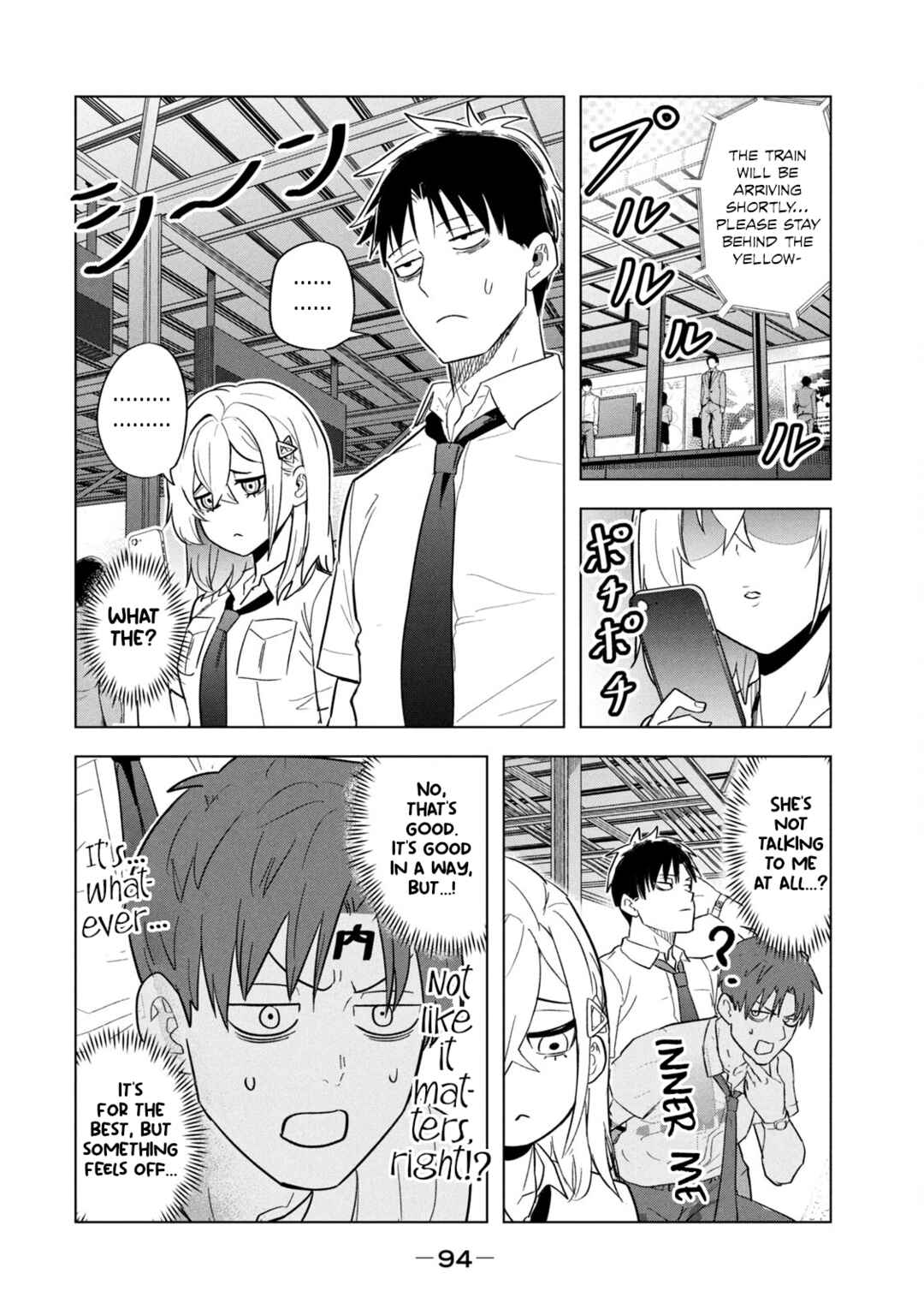 Page 4 Chapter 6 Asa no Tsuukin Densha de, Yatara to Hanashikakete Kuru Joshikousei.