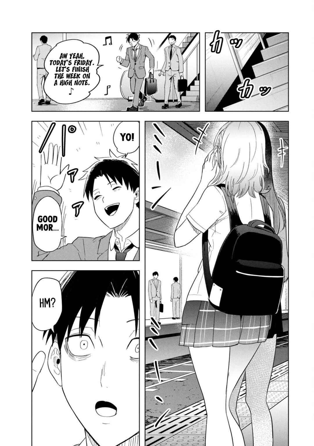 Page 3 Chapter 9 Asa no Tsuukin Densha de, Yatara to Hanashikakete Kuru Joshikousei.
