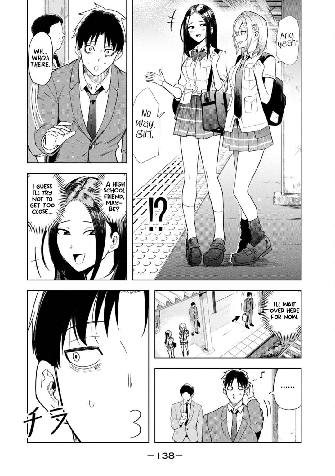 Page 4 Chapter 9 Asa no Tsuukin Densha de, Yatara to Hanashikakete Kuru Joshikousei.