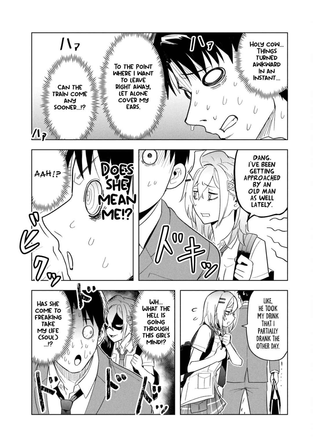 Page 9 Chapter 9 Asa no Tsuukin Densha de, Yatara to Hanashikakete Kuru Joshikousei.