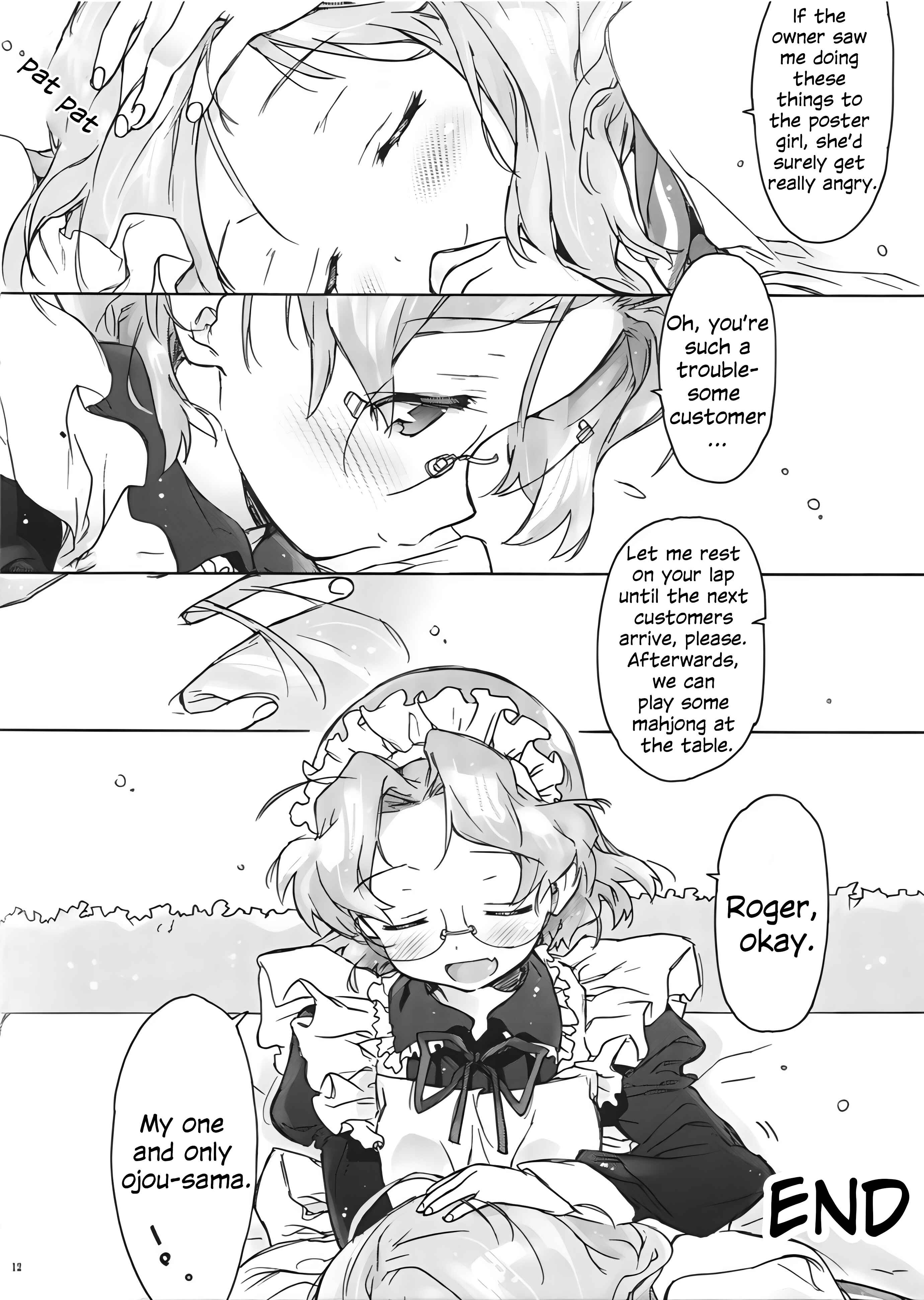Page 12 Chapter Unknown_49d7 Saki - Kissa Roof-top (Doujinshi)