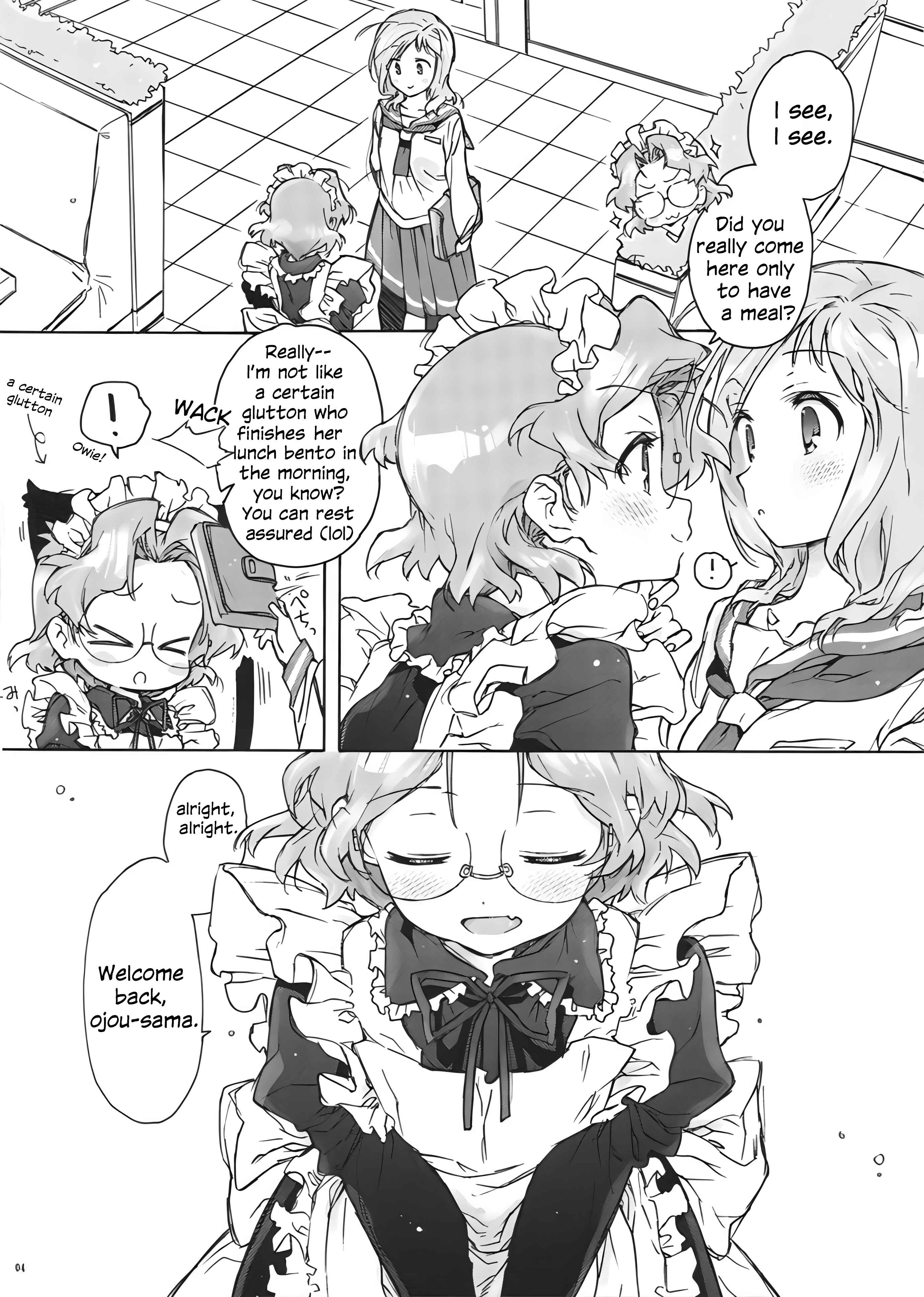 Page 4 Chapter Unknown_49d7 Saki - Kissa Roof-top (Doujinshi)