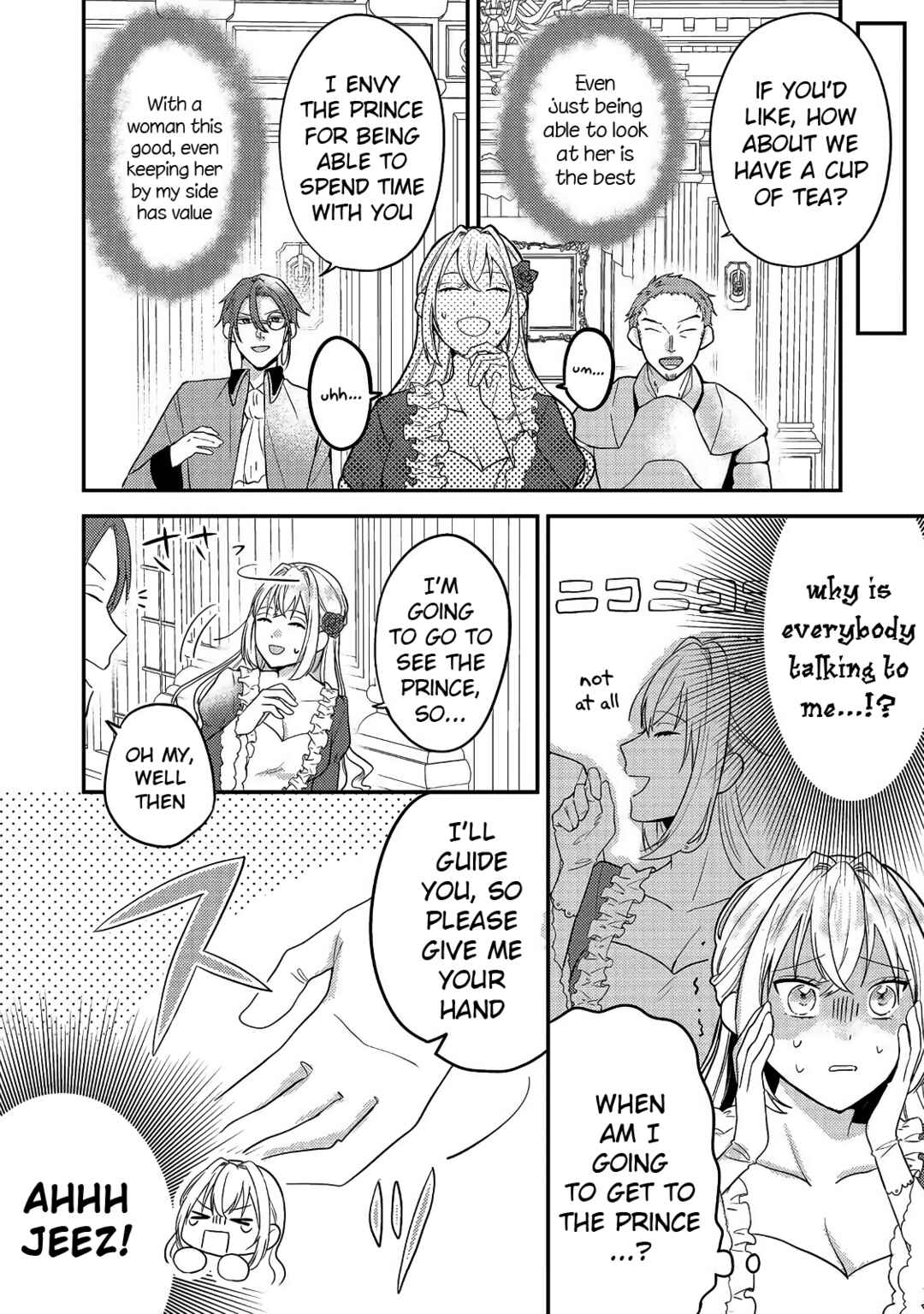 Page 10 Chapter 2 Kokoro no Koe ga Kikoeru Akuyaku Reijou wa, Kyou mo Koinu Denka ni Honrou Sareru