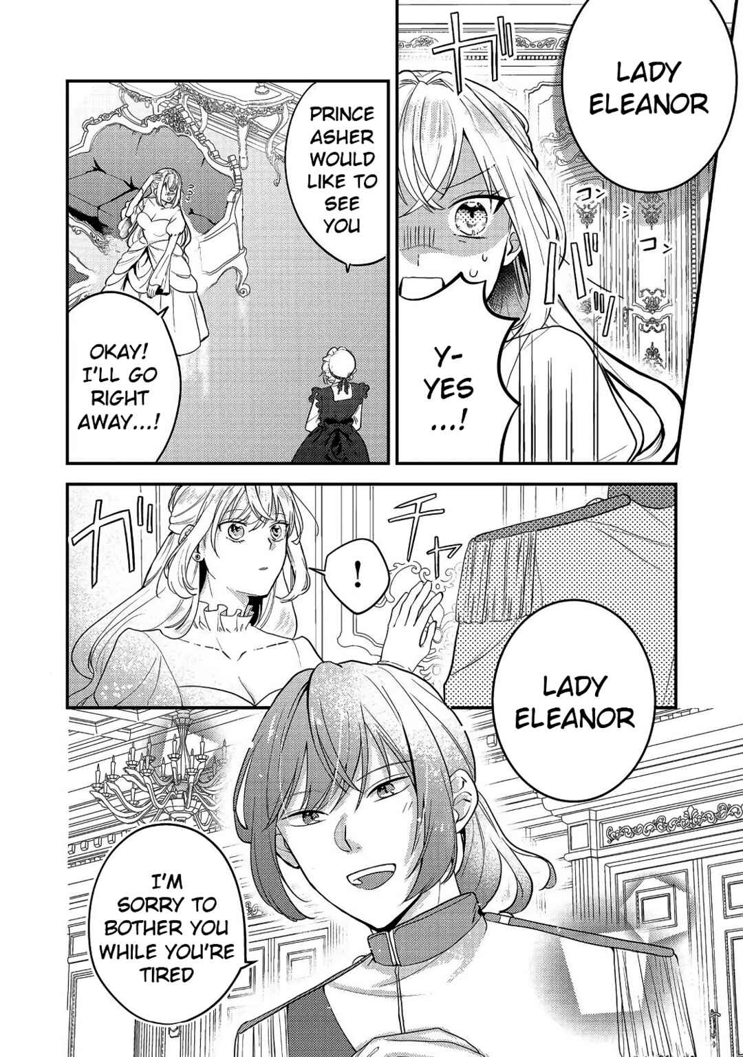 Page 4 Chapter 2 Kokoro no Koe ga Kikoeru Akuyaku Reijou wa, Kyou mo Koinu Denka ni Honrou Sareru