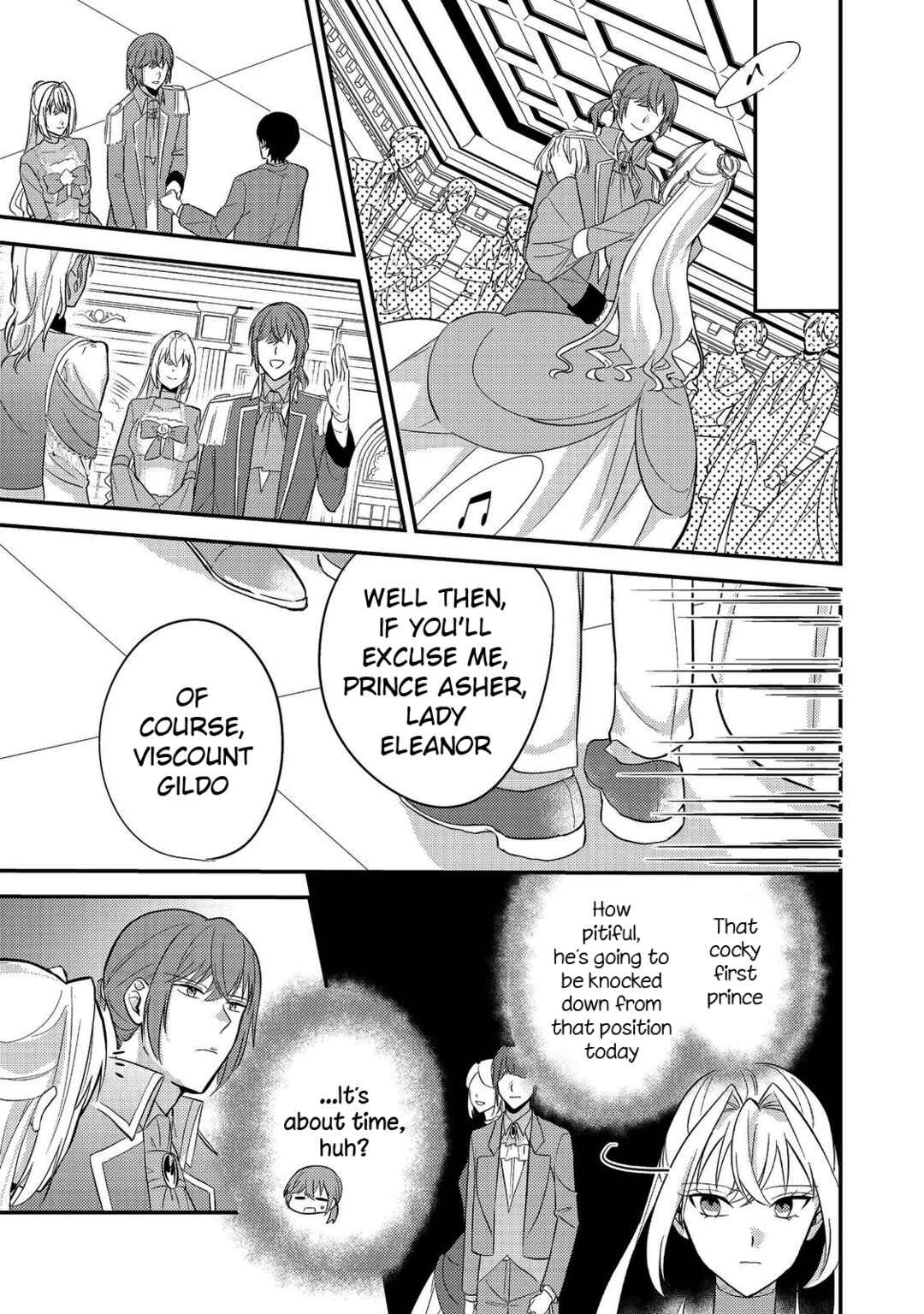 Page 28 Chapter 5 Kokoro no Koe ga Kikoeru Akuyaku Reijou wa, Kyou mo Koinu Denka ni Honrou Sareru