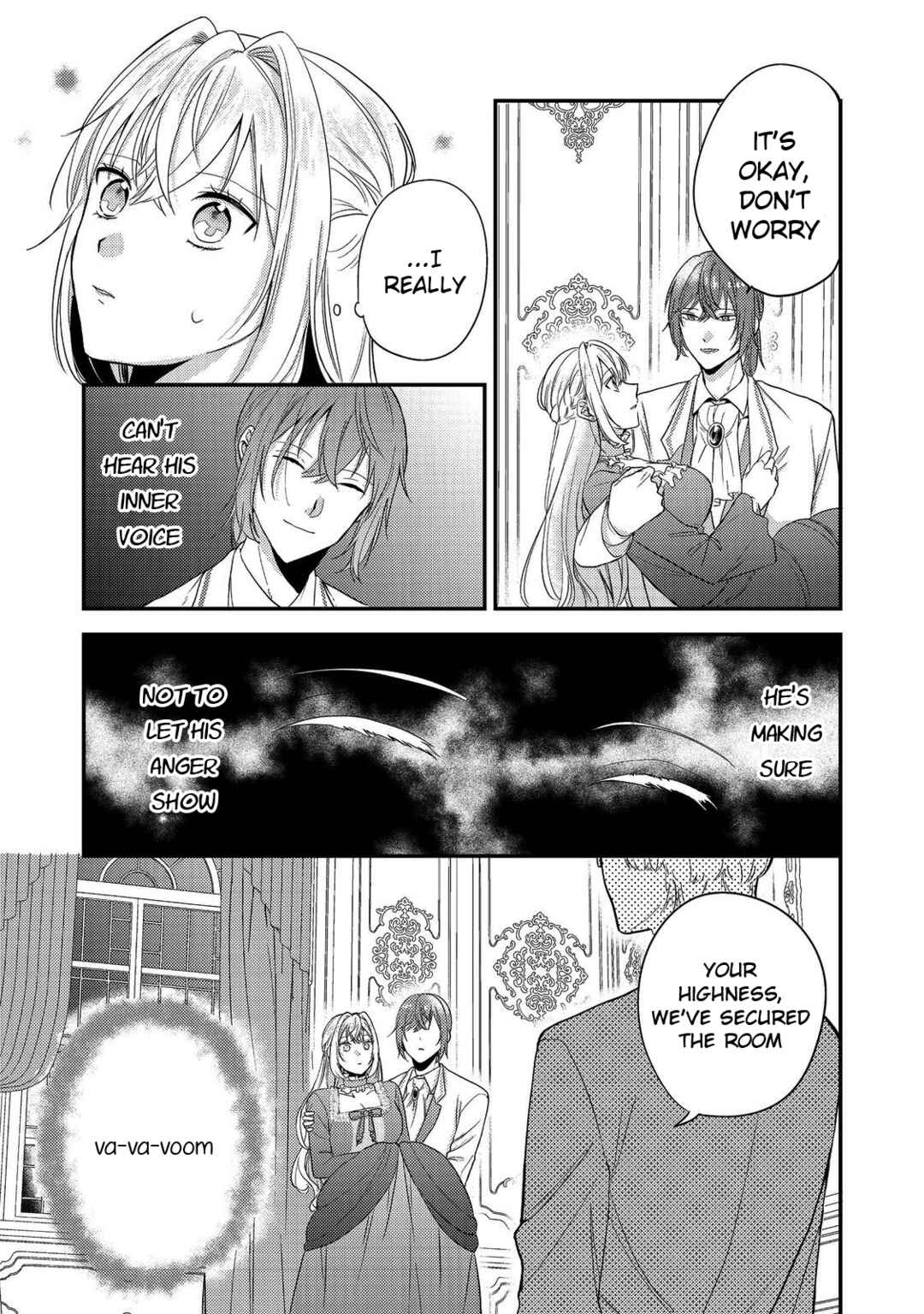 Page 9 Chapter 3 Kokoro no Koe ga Kikoeru Akuyaku Reijou wa, Kyou mo Koinu Denka ni Honrou Sareru