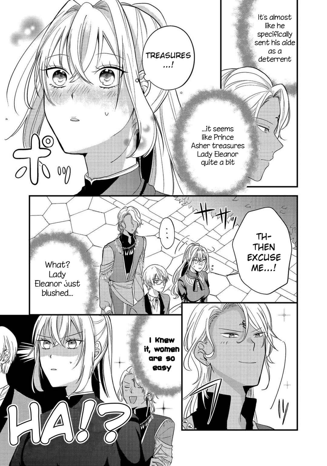 Page 13 Chapter 4 Kokoro no Koe ga Kikoeru Akuyaku Reijou wa, Kyou mo Koinu Denka ni Honrou Sareru