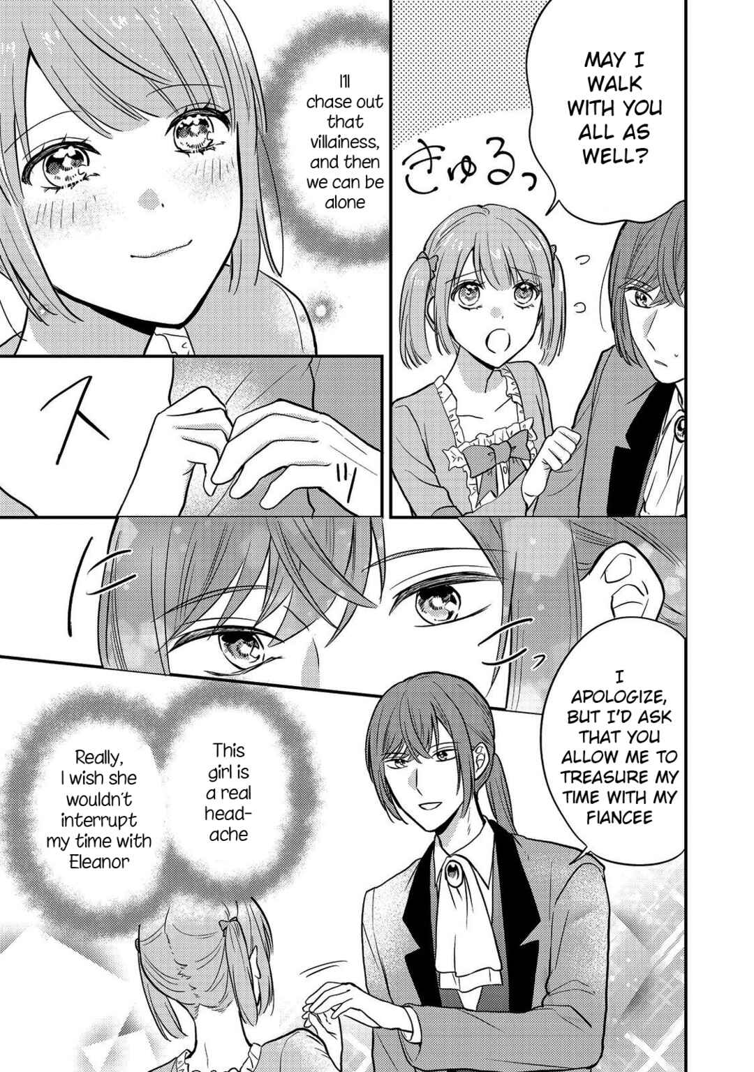 Page 25 Chapter 10 Kokoro no Koe ga Kikoeru Akuyaku Reijou wa, Kyou mo Koinu Denka ni Honrou Sareru