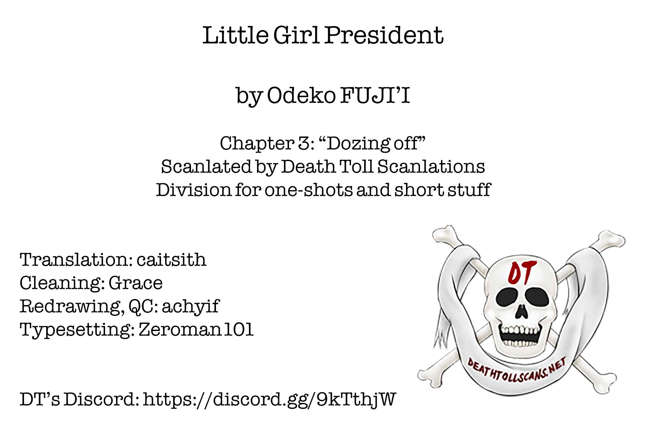Page 6 Chapter 3 Little Girl President