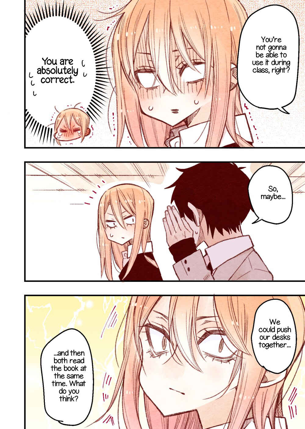 Page 4 Chapter 3 Sanpakugan-chan wa Tsutaetai.