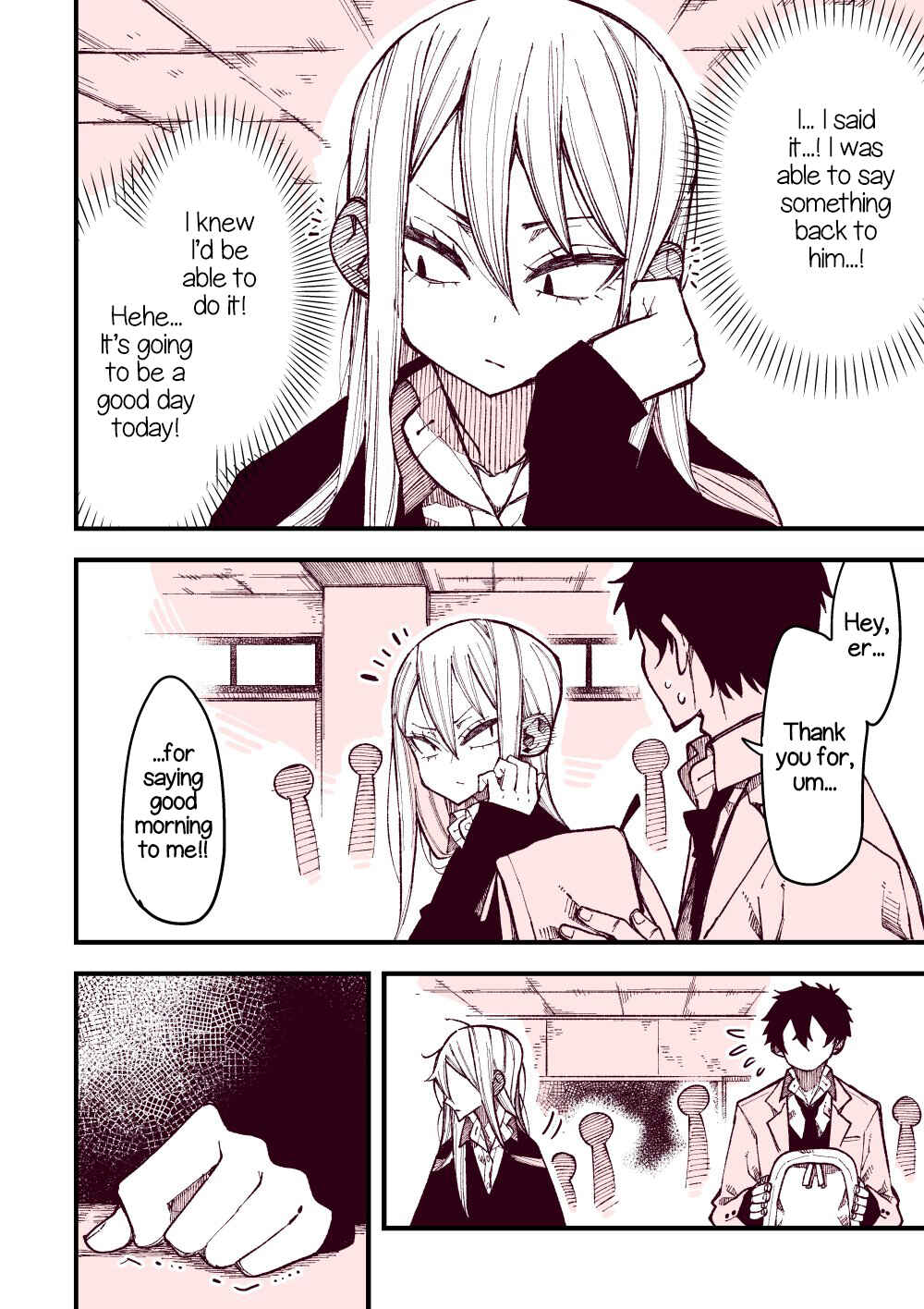 Page 2 Chapter 1 Sanpakugan-chan wa Tsutaetai.