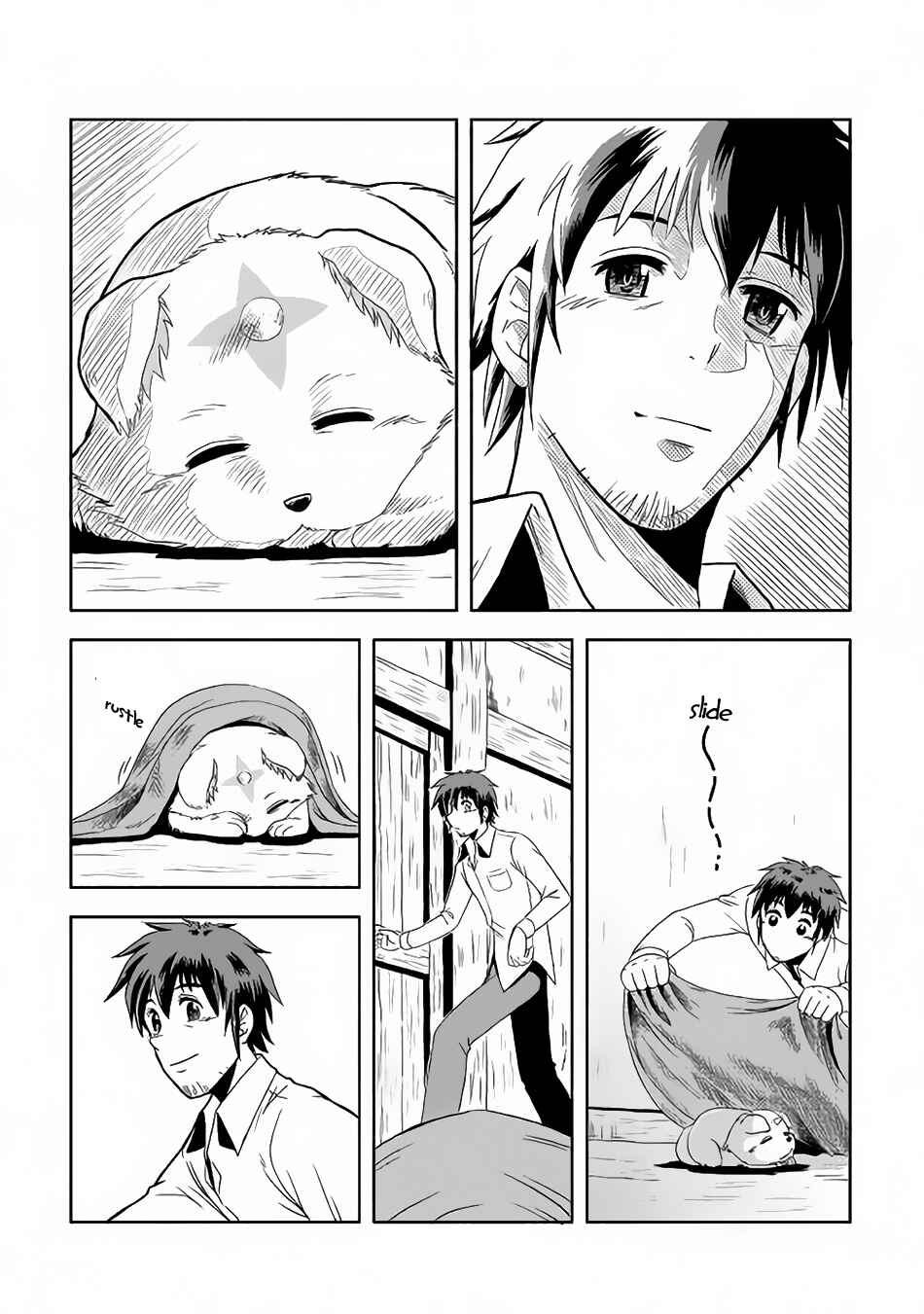 Page 4 Chapter 2 Isekai ni Tobasareta Ossan wa Doko e Iku?
