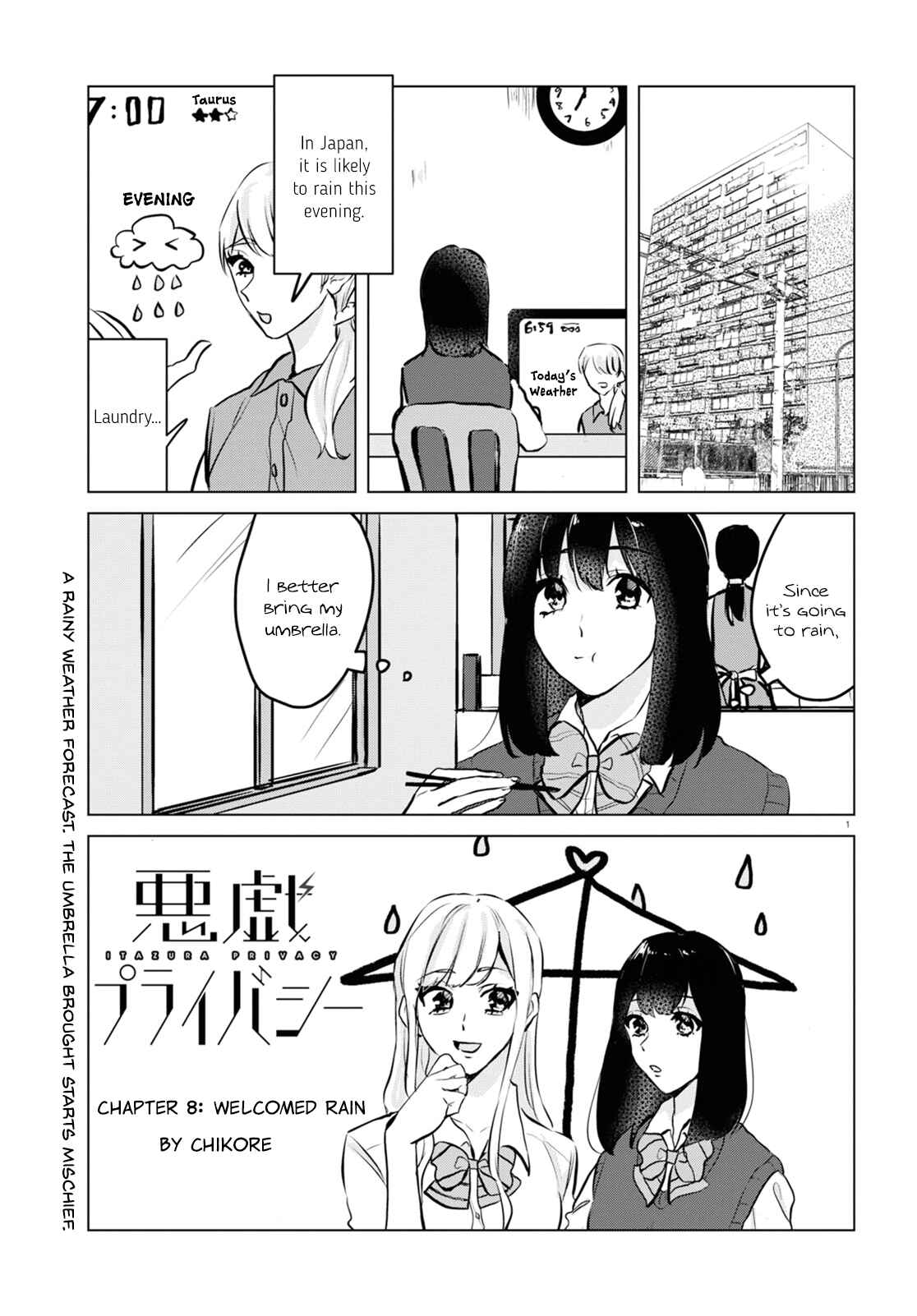Page 1 Chapter 8 Itazura Privacy