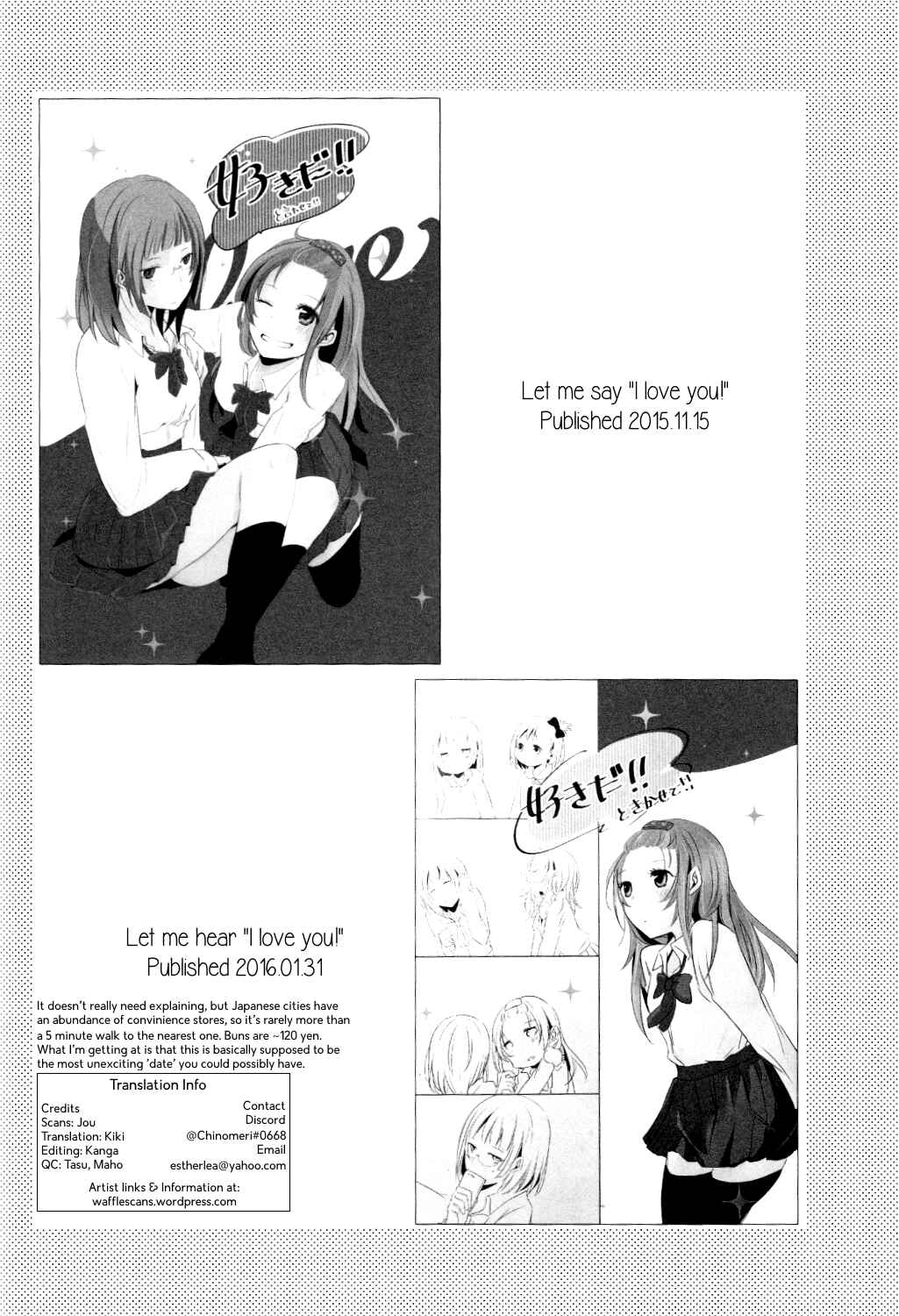 Page 18 Chapter 1 ‘I Love You!’ Get It Across!
