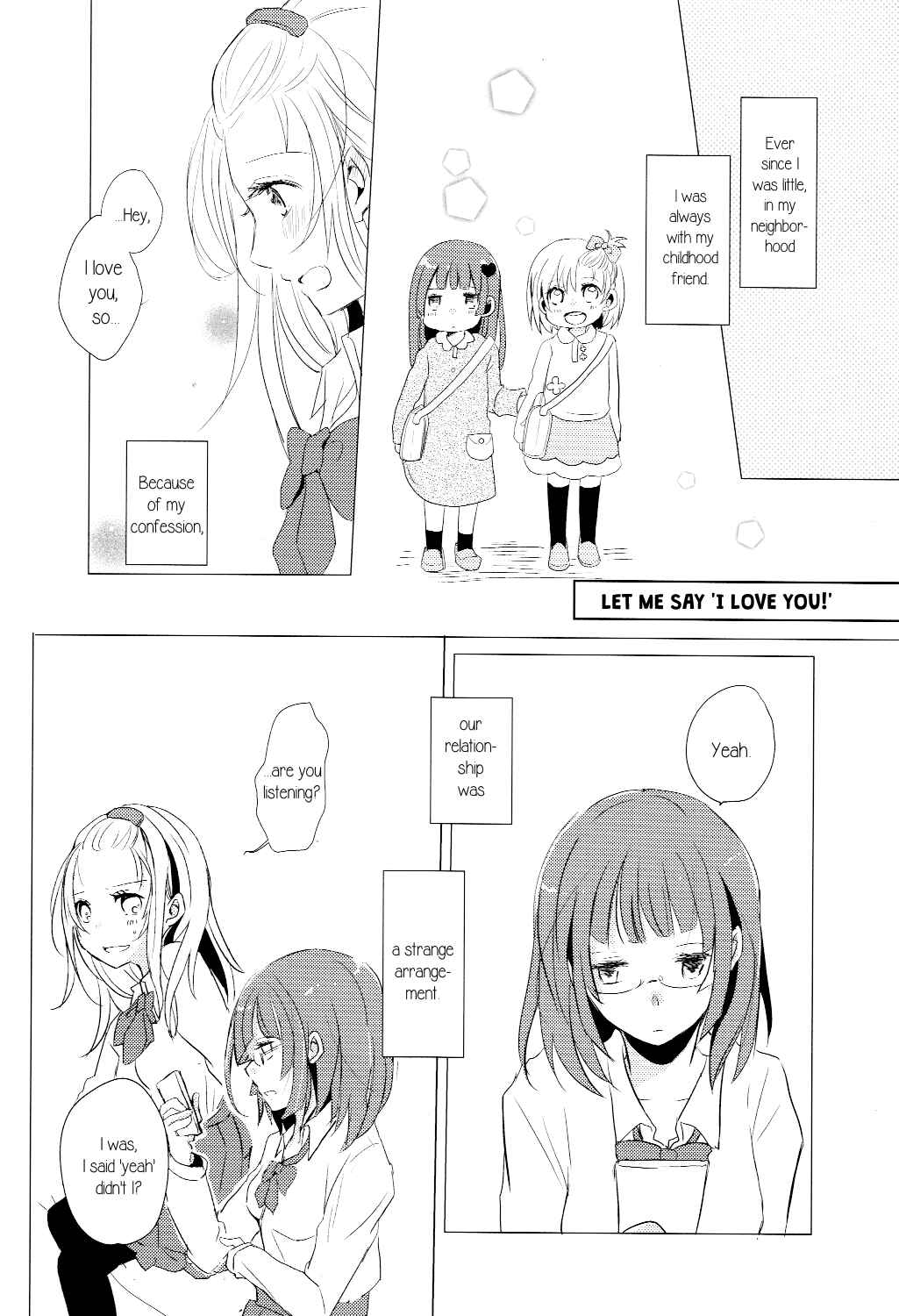 Page 4 Chapter 1 ‘I Love You!’ Get It Across!
